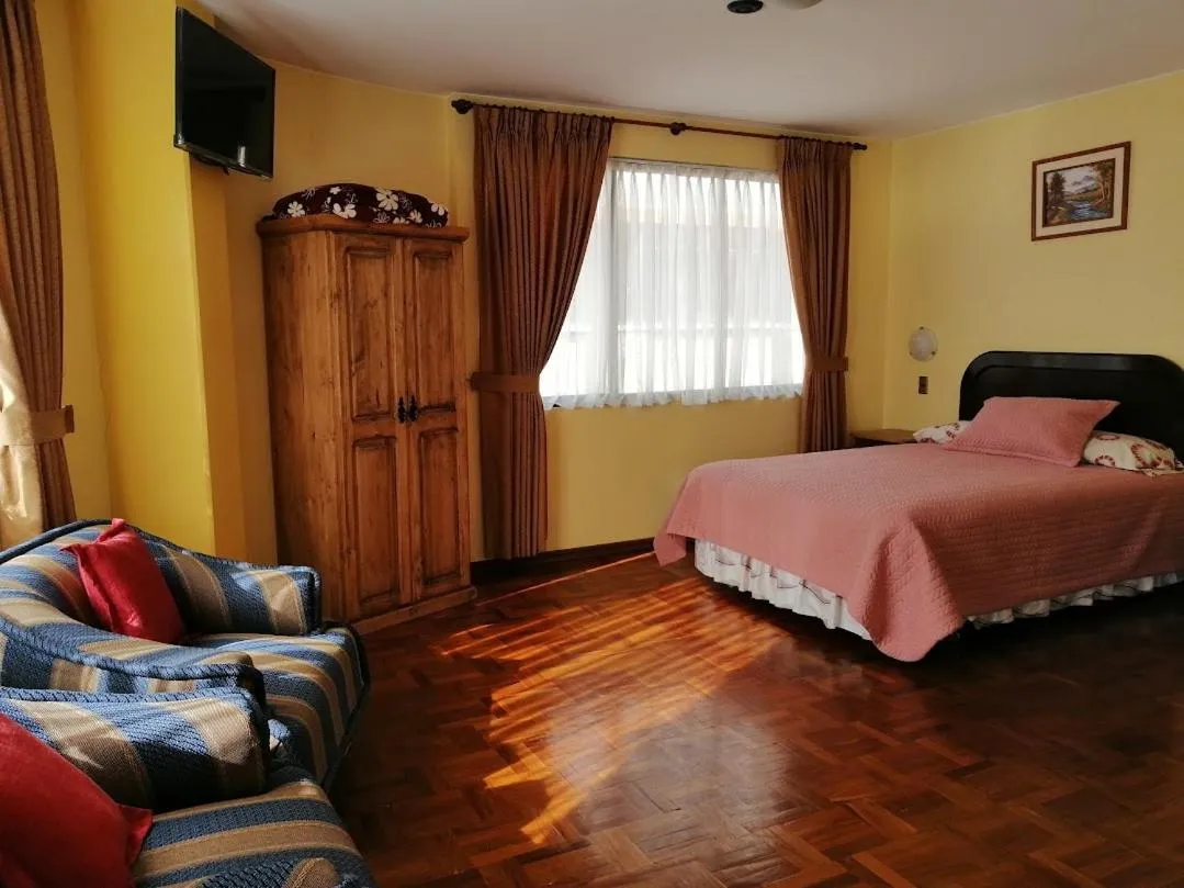 Bed in Hotel Nuevo Sol