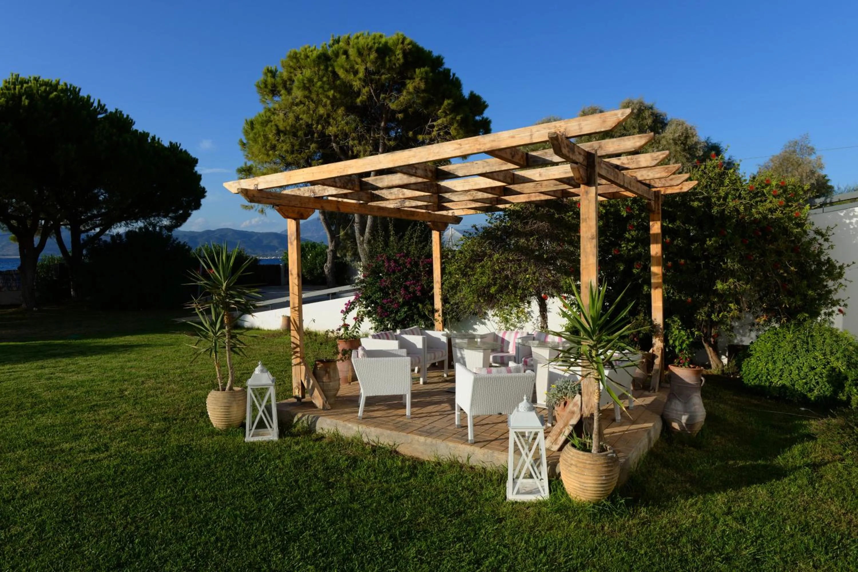 Patio in Airotel Achaia Beach