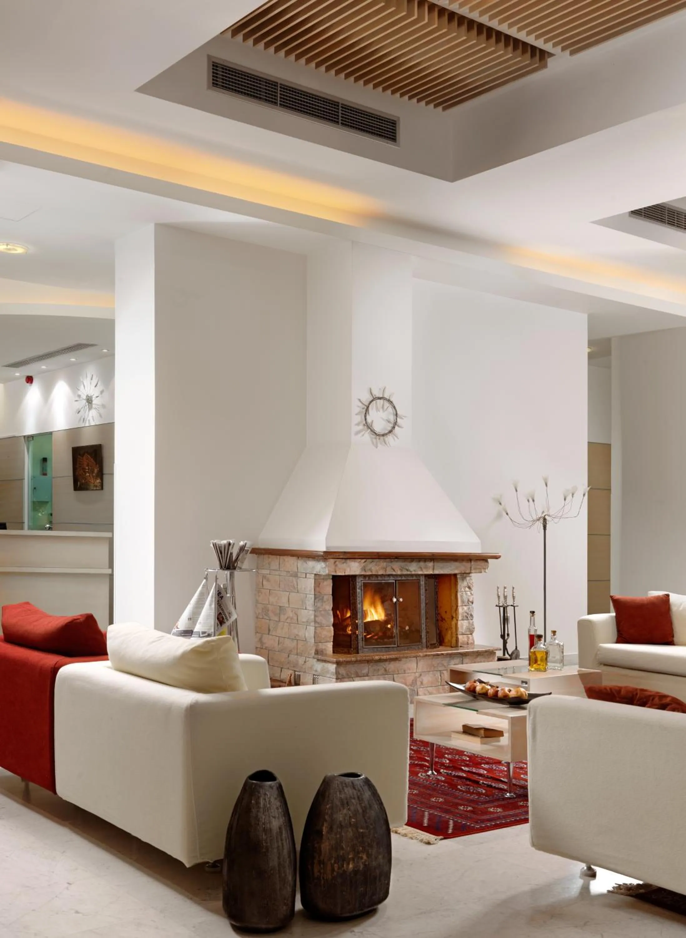 Lounge or bar in Airotel Achaia Beach