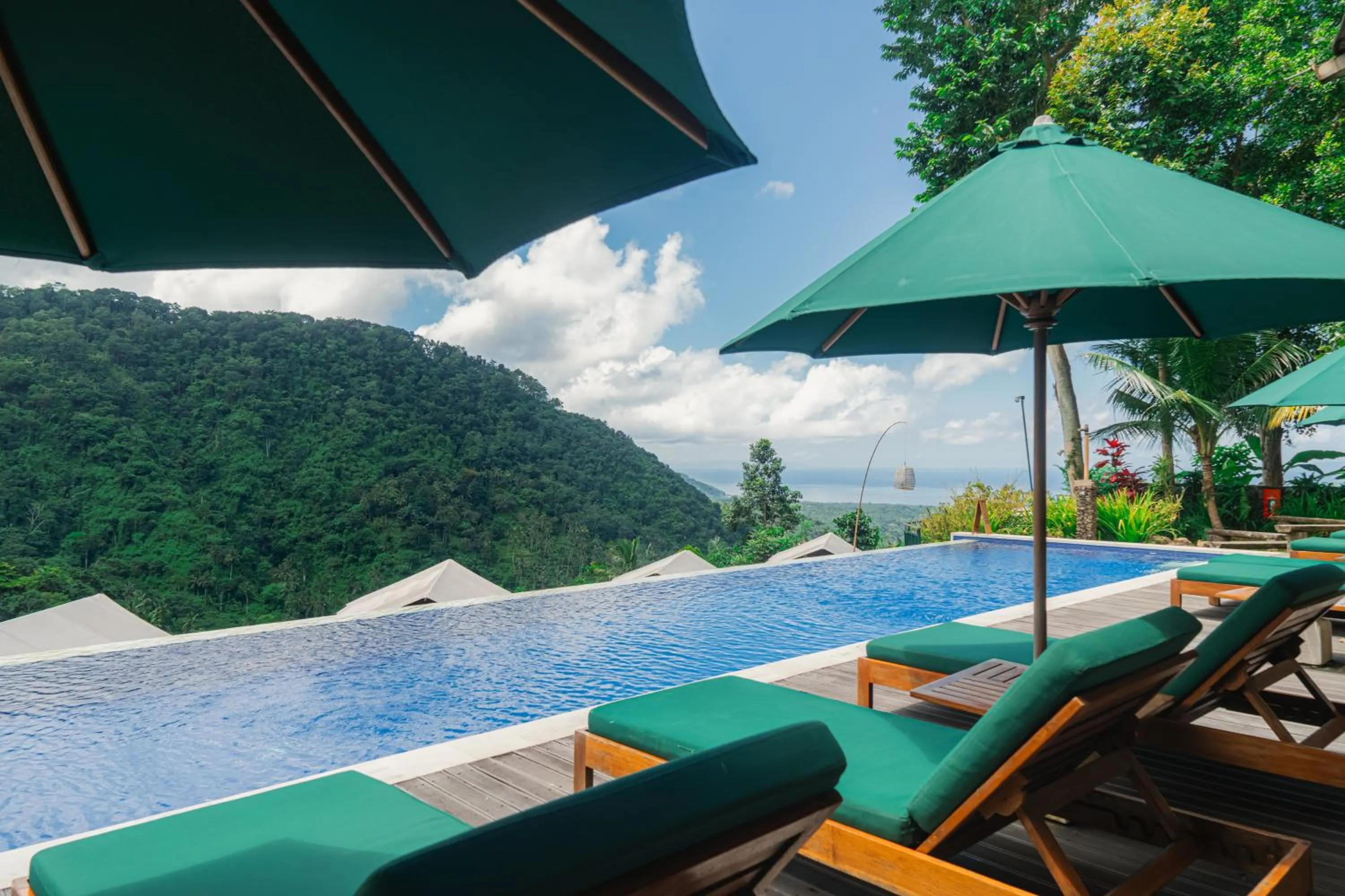 Pool view in Kaura Bali
