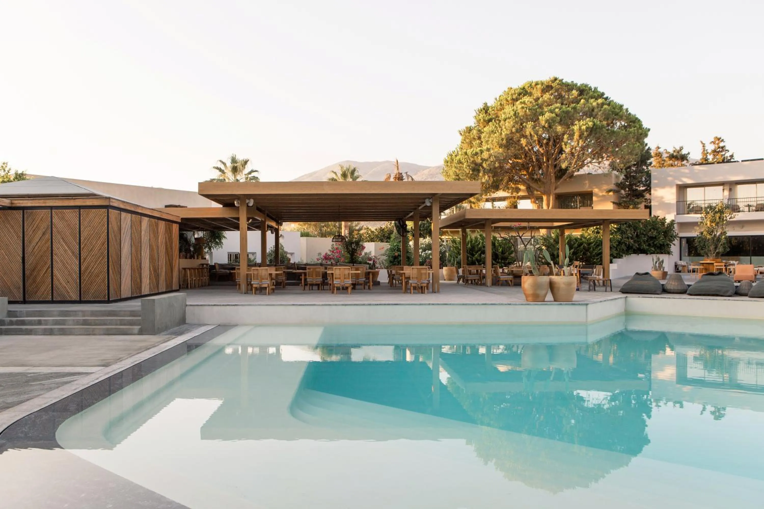 Swimming pool in Phāea Cretan Malia, a Member of Design Hotels