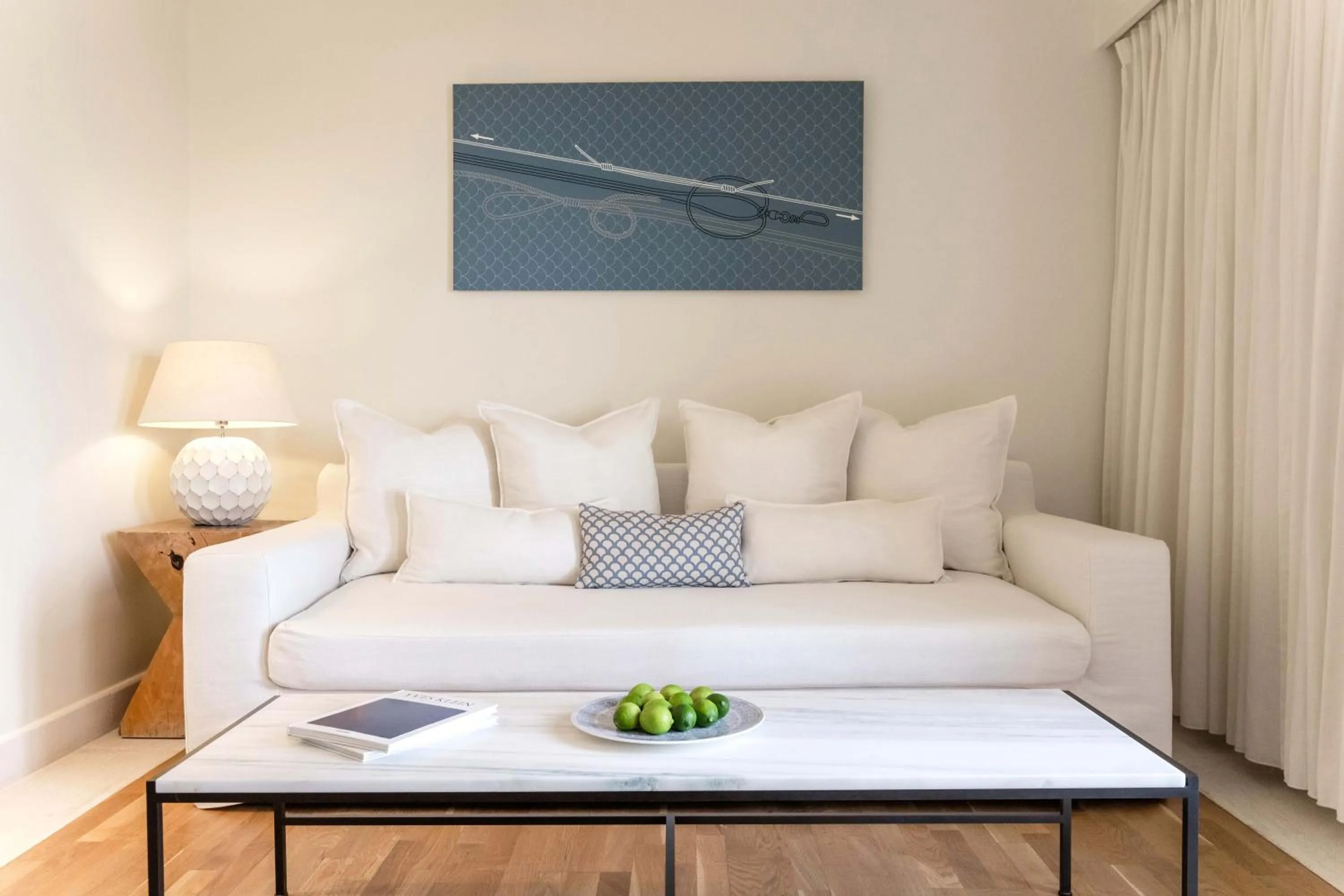 Seating area in Phāea Blue - Small Luxury Hotels of the World