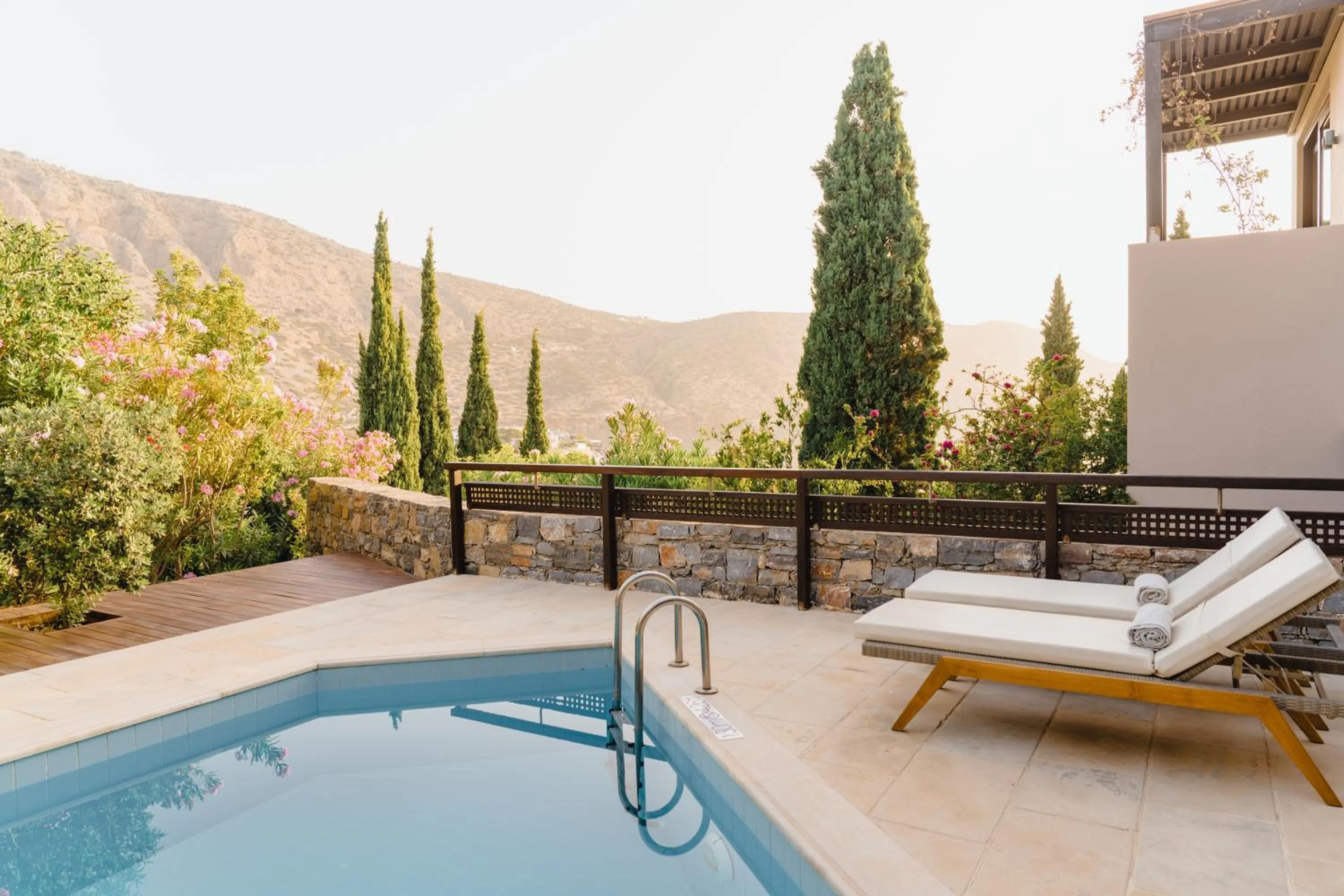 Pool view in Phāea Blue - Small Luxury Hotels of the World