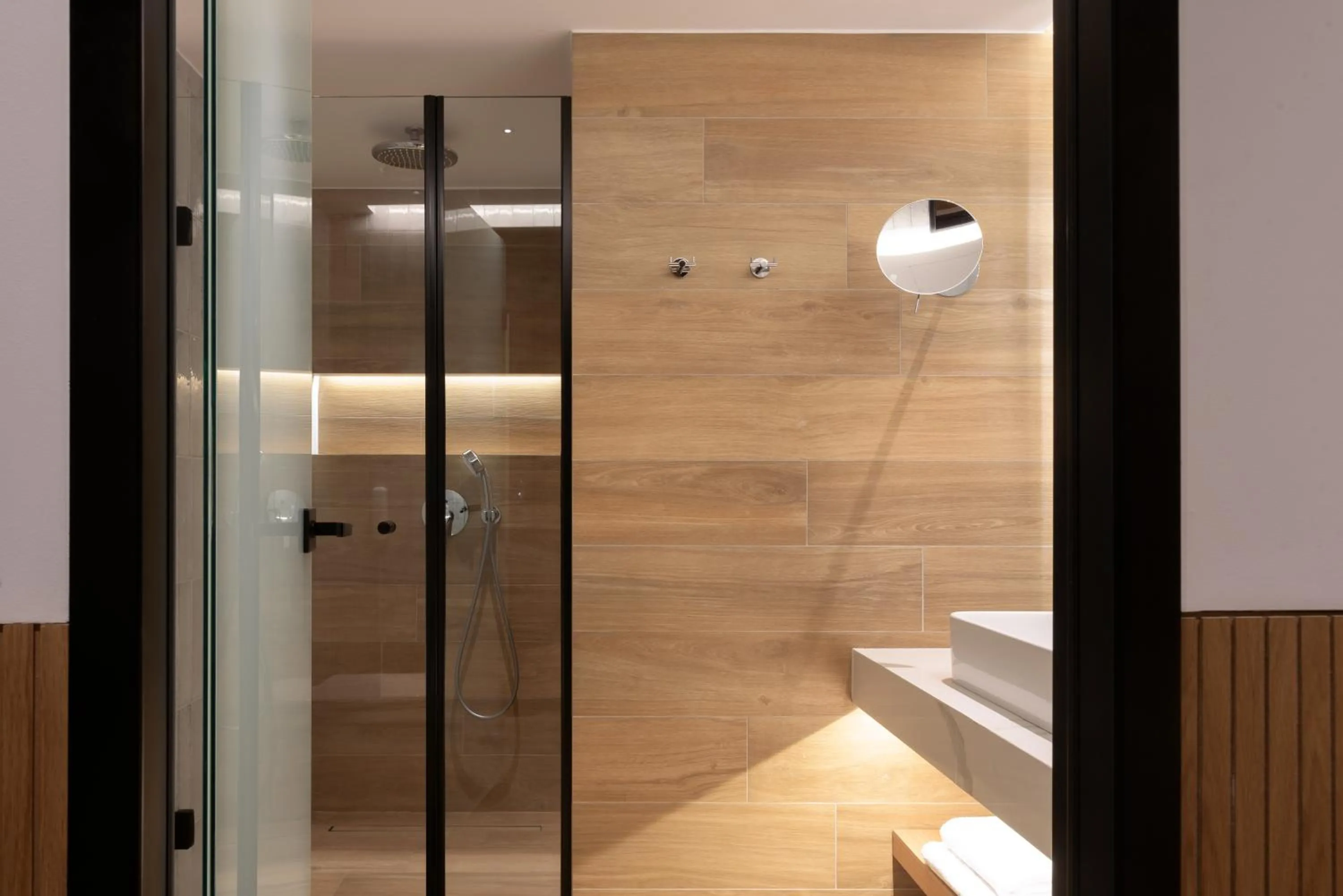 Shower in Agapi Beach Resort Premium All Inclusive