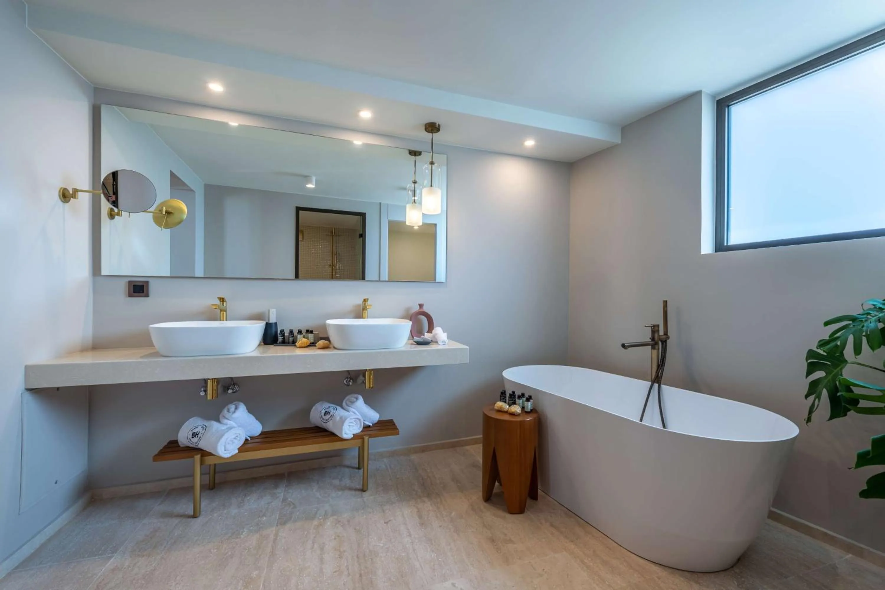 Bathroom in Isla Brown Chania Resort, Curio Collection by Hilton