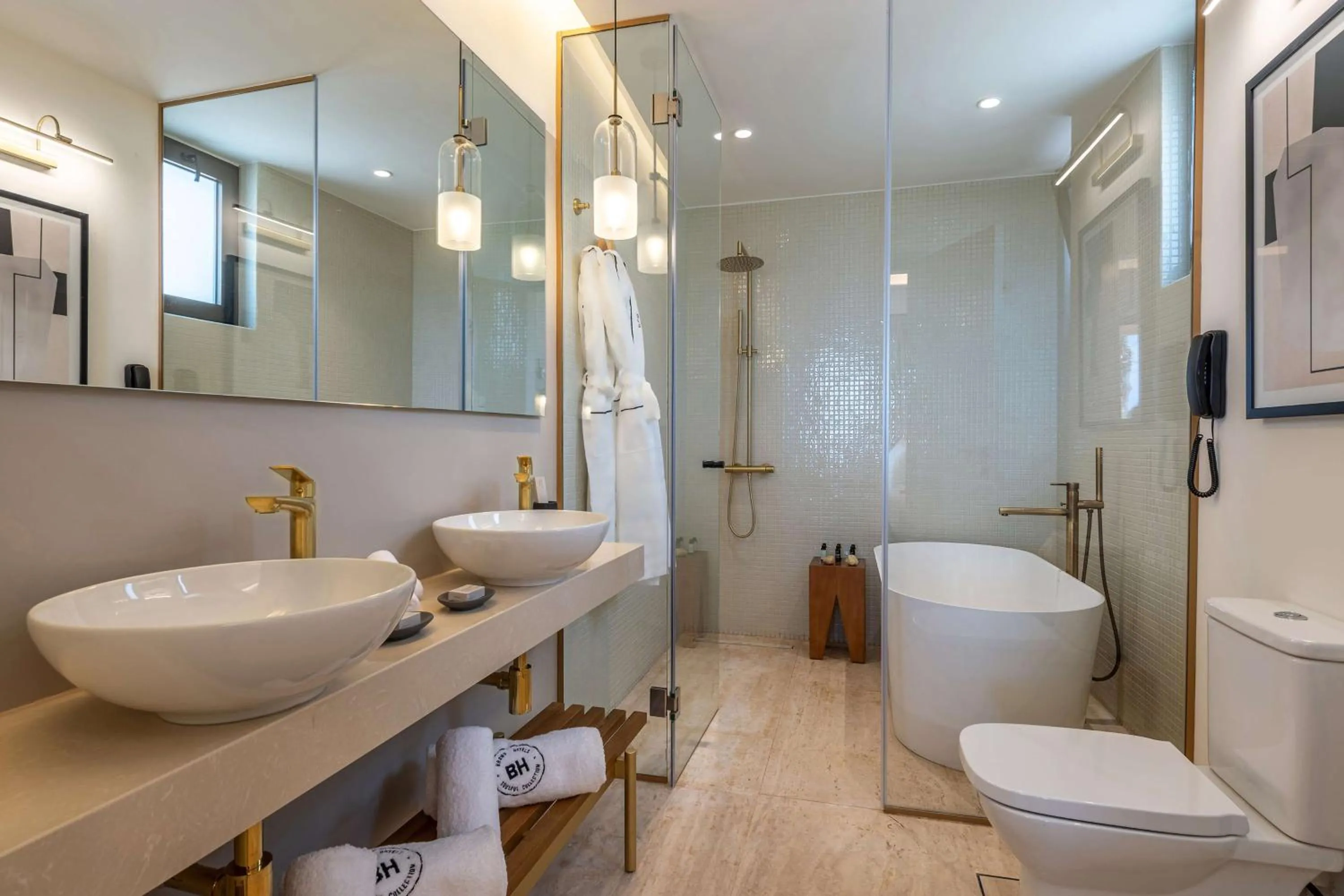 Bathroom in Isla Brown Chania Resort, Curio Collection by Hilton