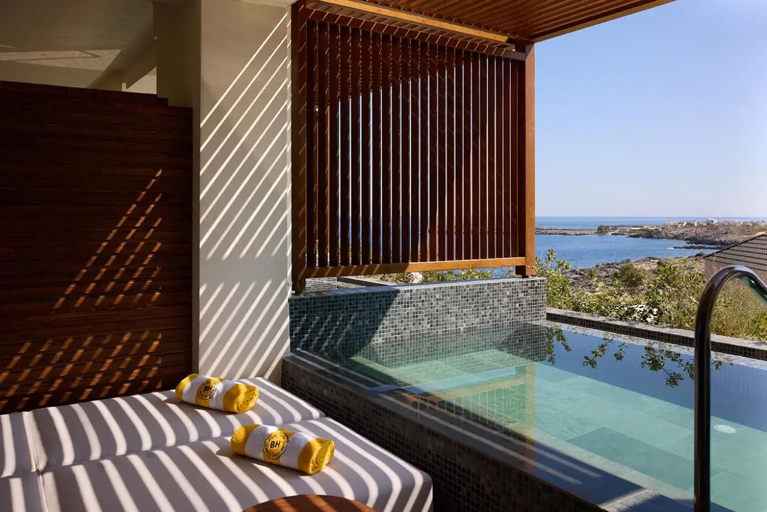 Junior King Suite with Plunge Pool in Isla Brown Chania Resort, Curio Collection by Hilton Junior King Suite with Plunge Pool in Isla Brown Chania Resort, Curio Collection by Hilton