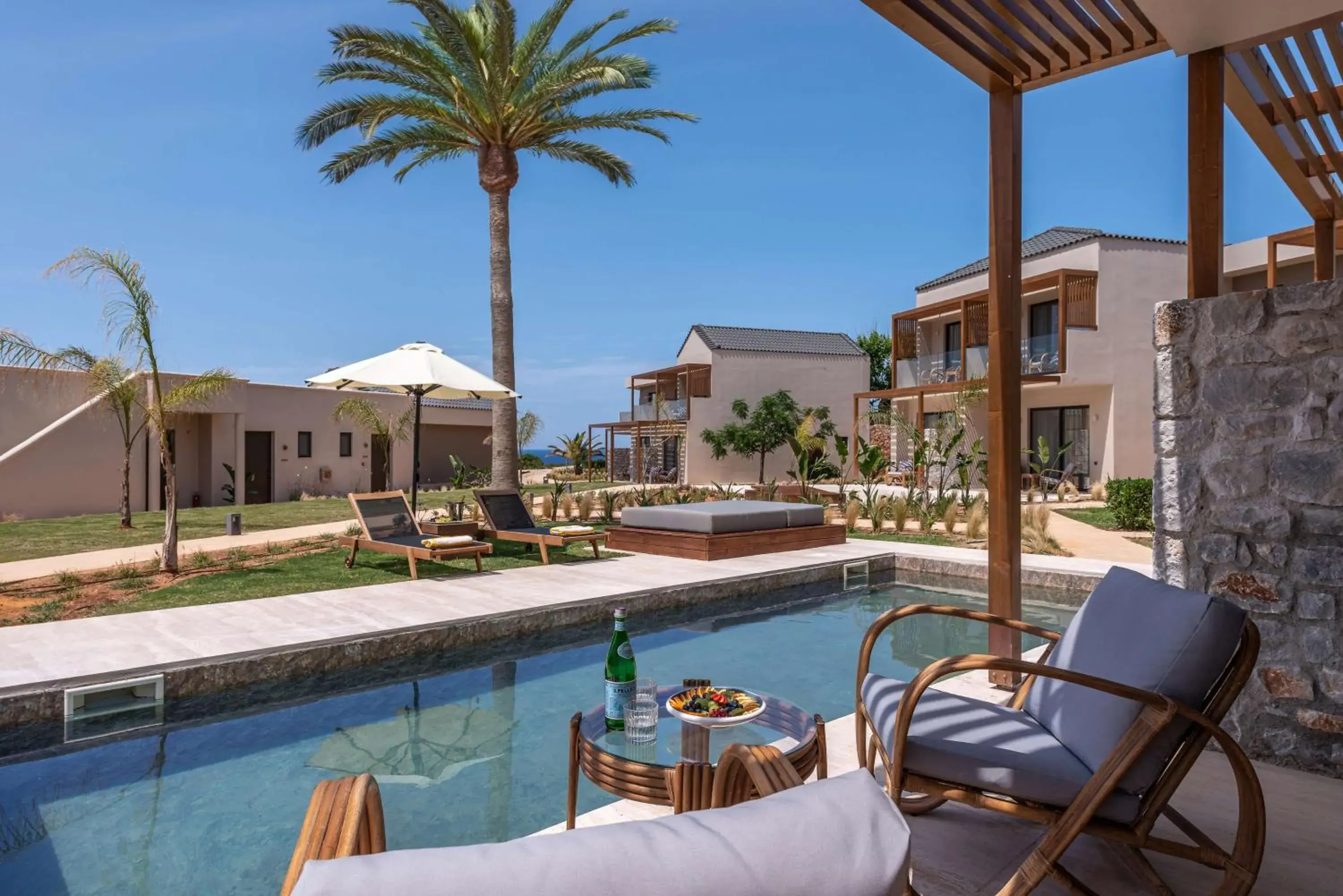 Junior Twin Suite with Shared Pool and Garden View in Isla Brown Chania Resort, Curio Collection by Hilton Junior Twin Suite with Shared Pool and Garden View in Isla Brown Chania Resort, Curio Collection by Hilton