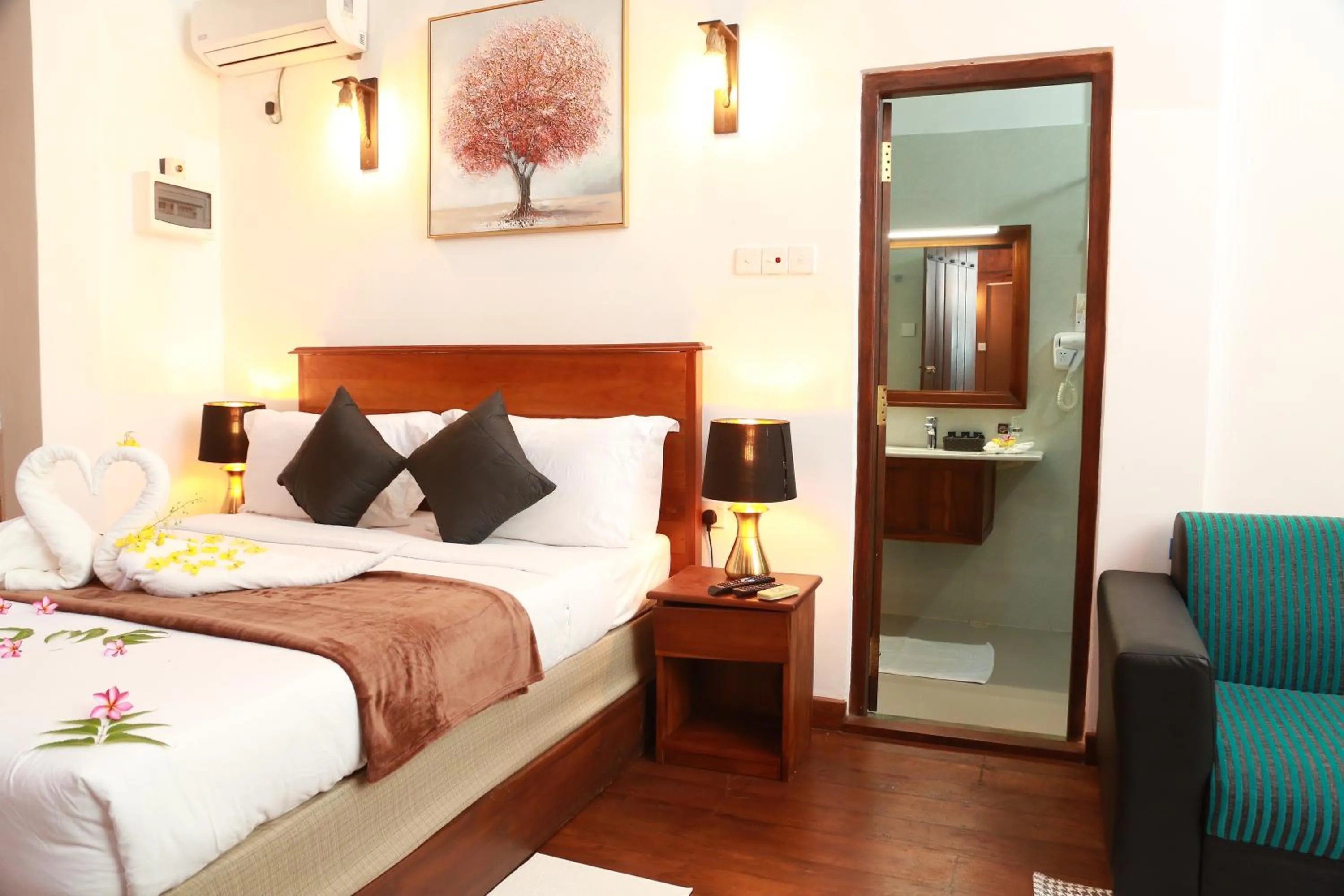 Bedroom, Bed in Tepraas Sigiriya