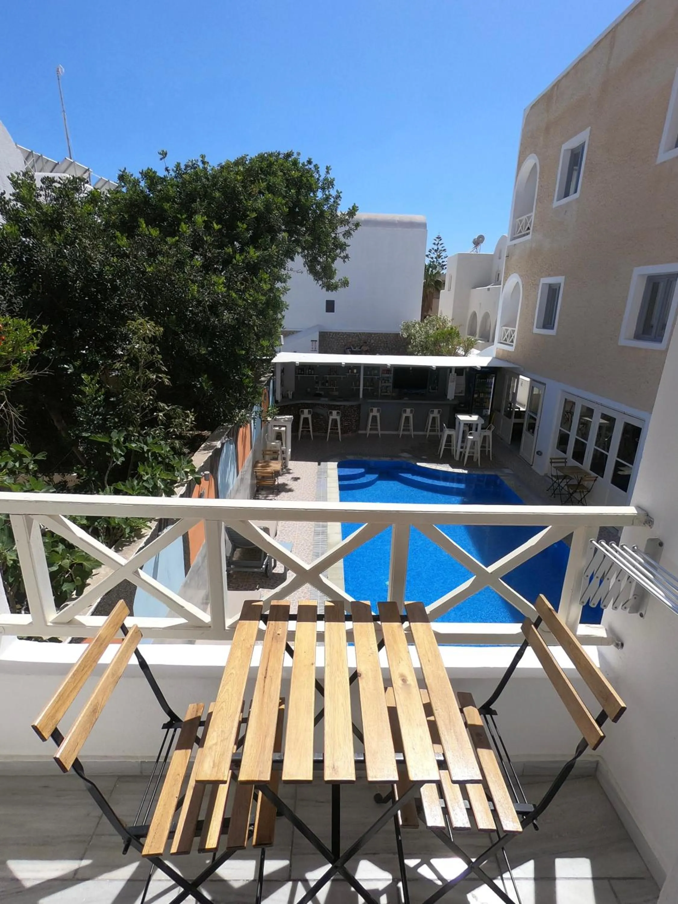 Balcony/Terrace in Anny Studios & Rooms Perissa Beach