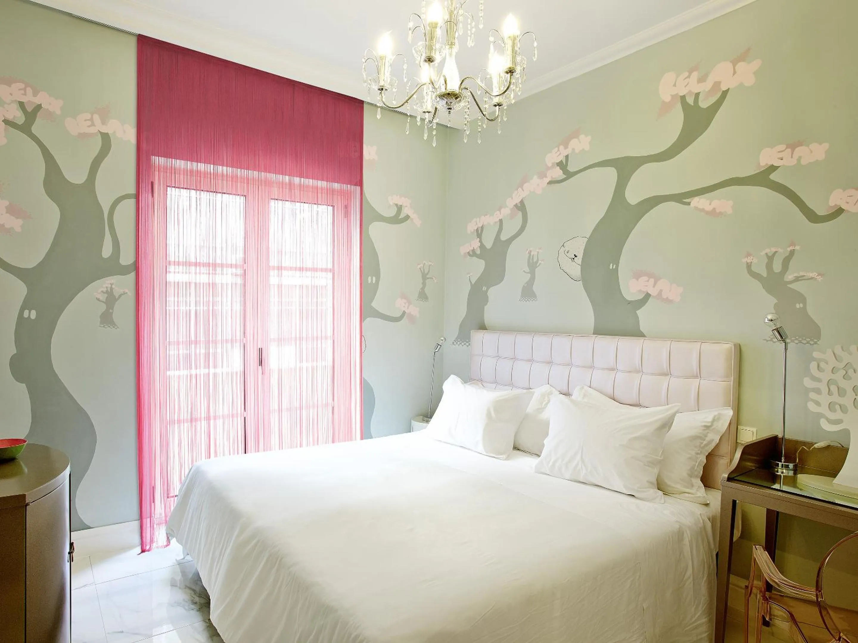 Bed in Grecotel Pallas Athena