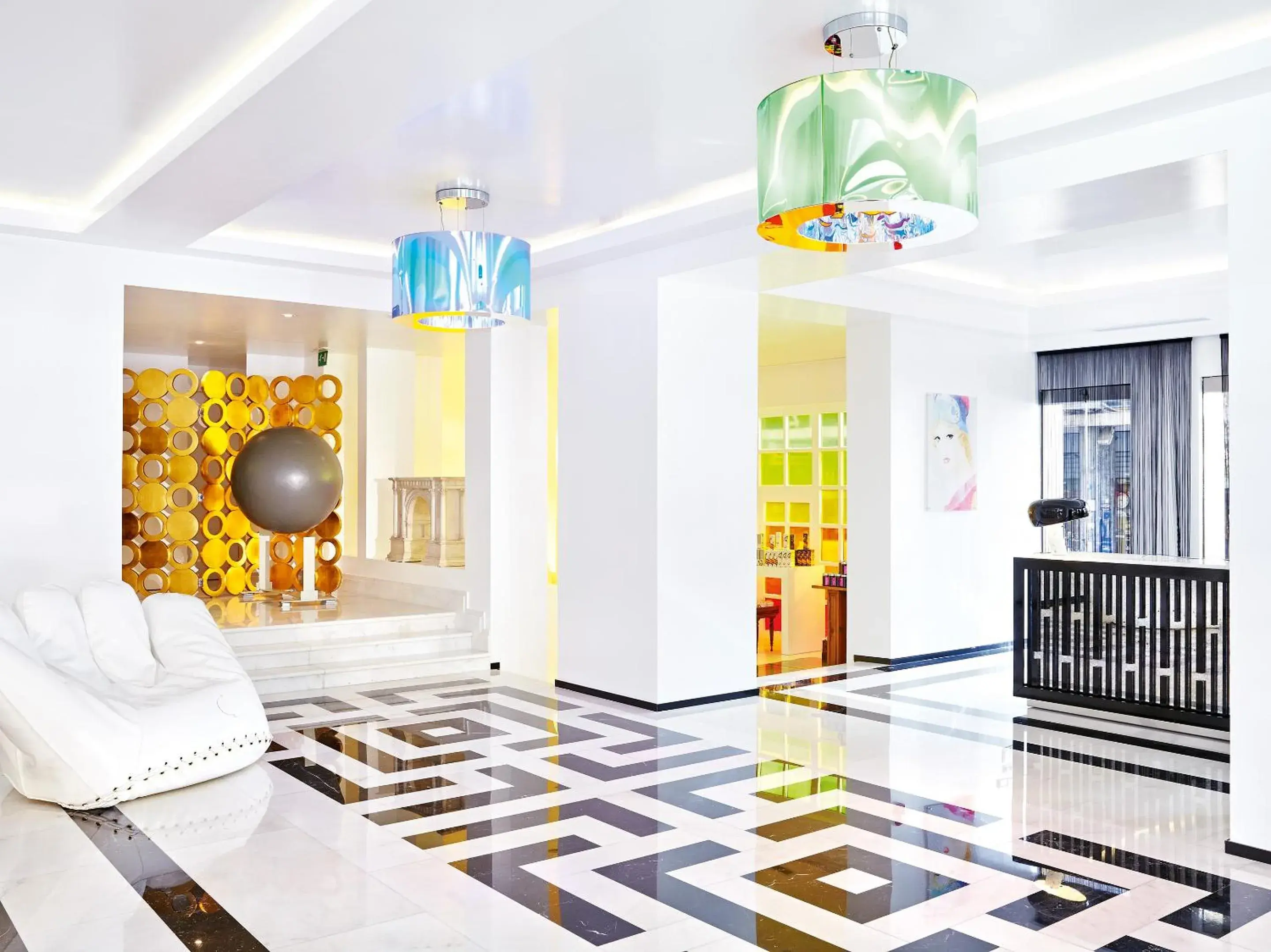 Lobby or reception in Grecotel Pallas Athena Lobby or reception in Grecotel Pallas Athena