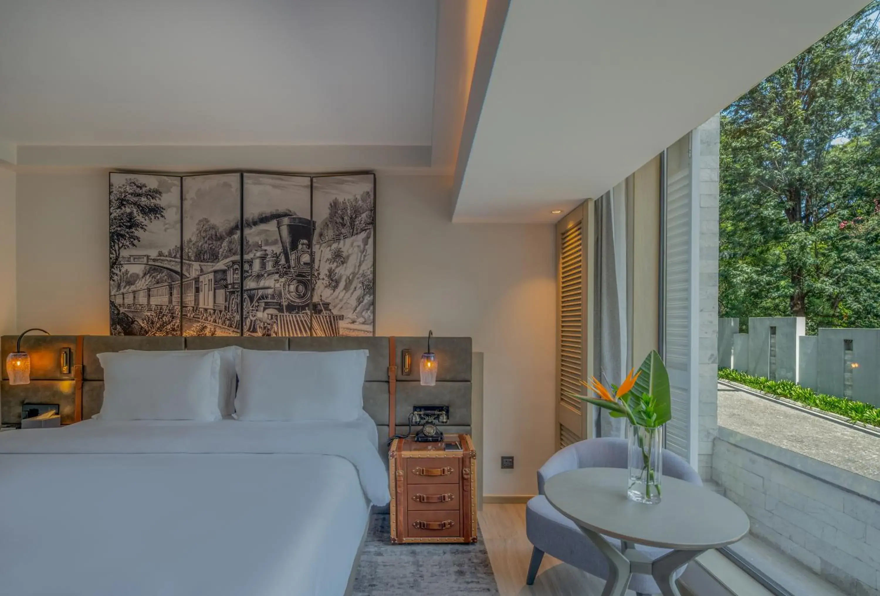 View (from property/room), Bed in Kwetu Nairobi, Curio Collection By Hilton View (from property/room), Bed in Kwetu Nairobi, Curio Collection By Hilton