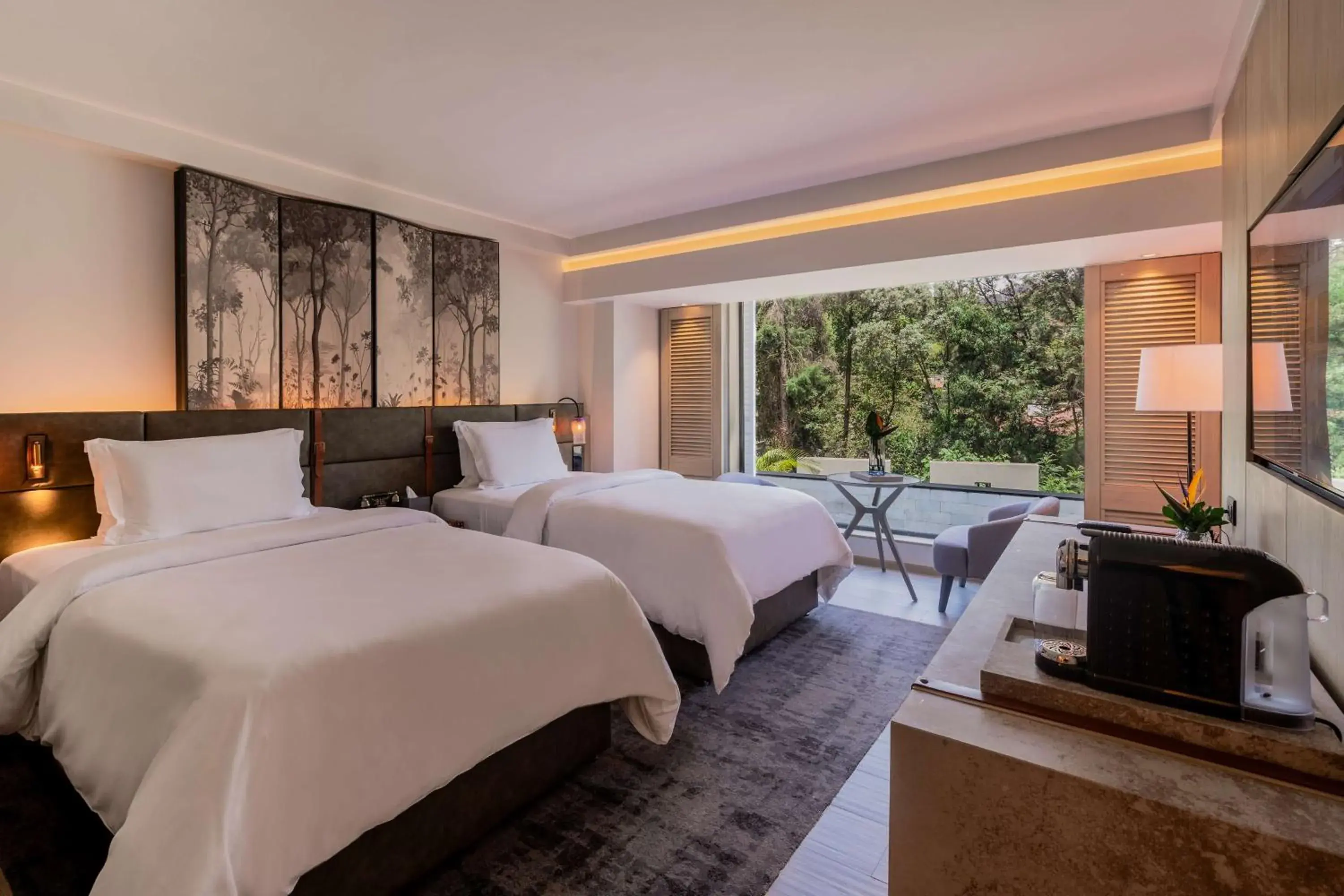 Deluxe Serene Twin Room in Kwetu Nairobi, Curio Collection By Hilton Deluxe Serene Twin Room in Kwetu Nairobi, Curio Collection By Hilton