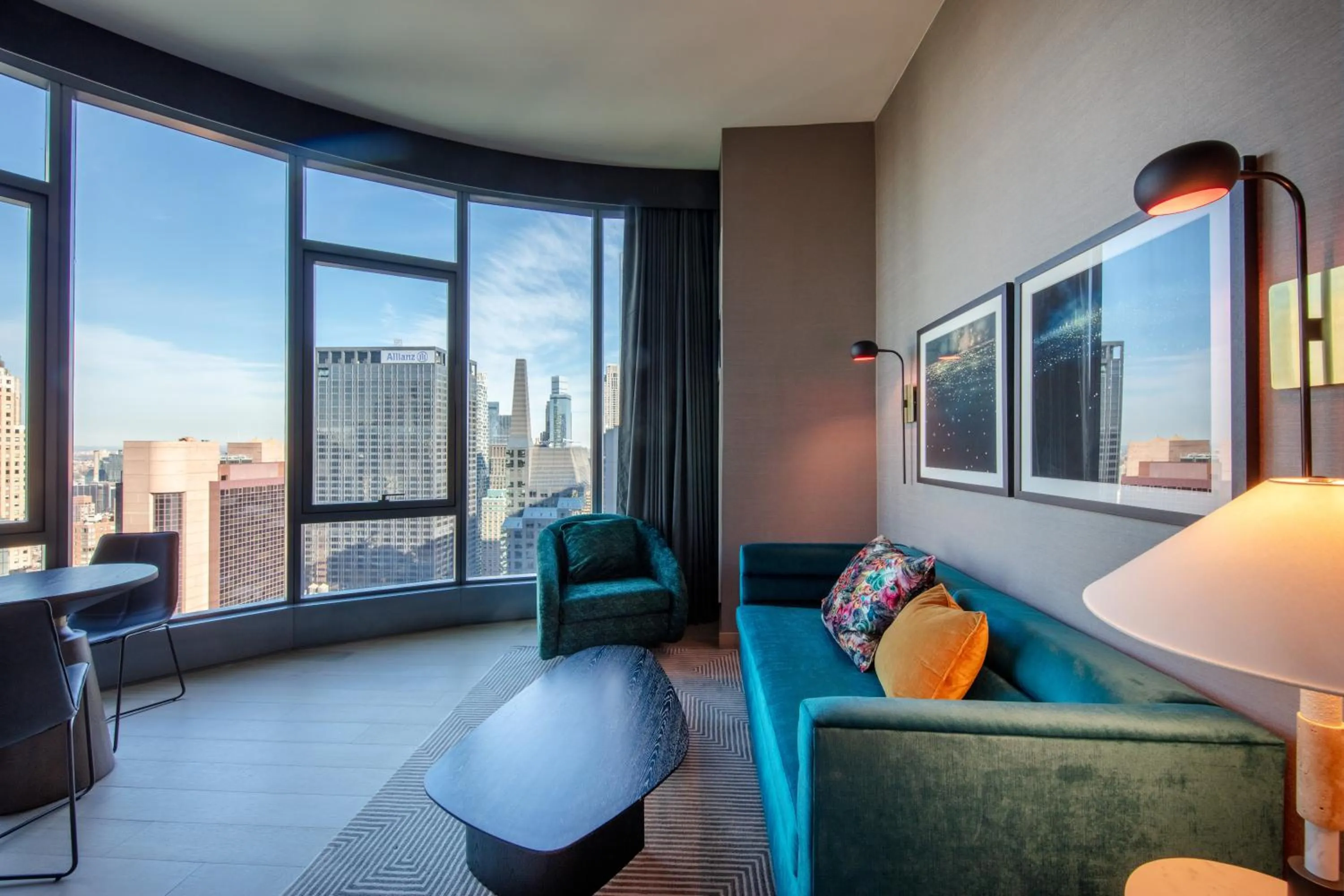 Living room in Tempo By Hilton New York Times Square