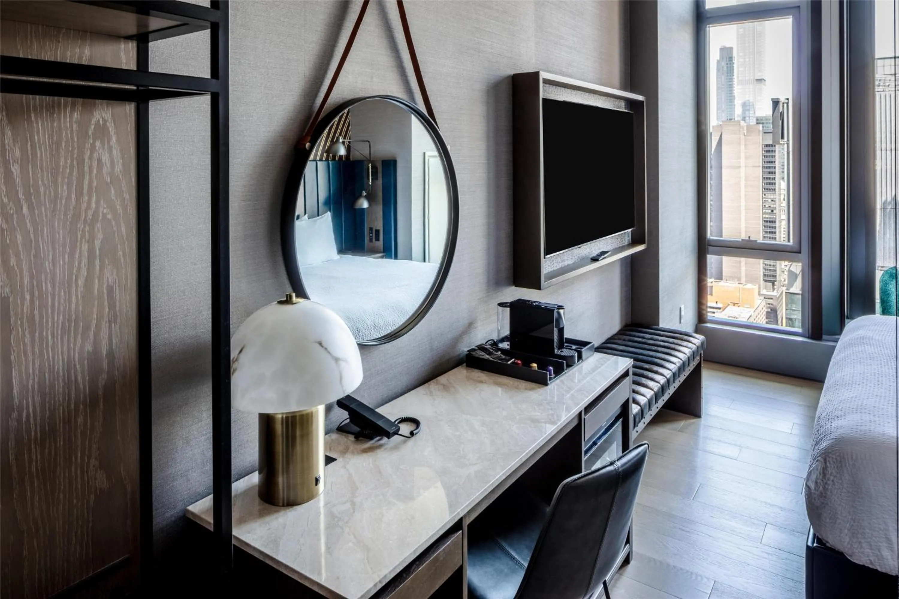 Bedroom in Tempo By Hilton New York Times Square