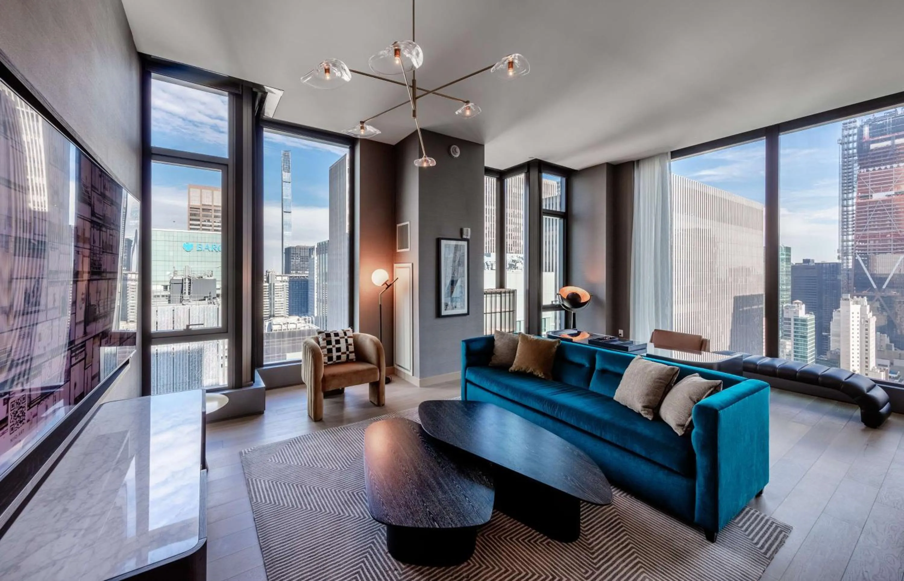 Living room in Tempo By Hilton New York Times Square