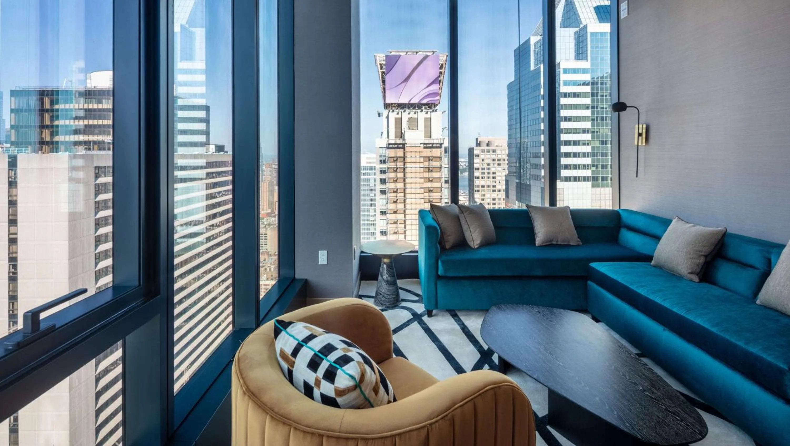 Living room in Tempo By Hilton New York Times Square