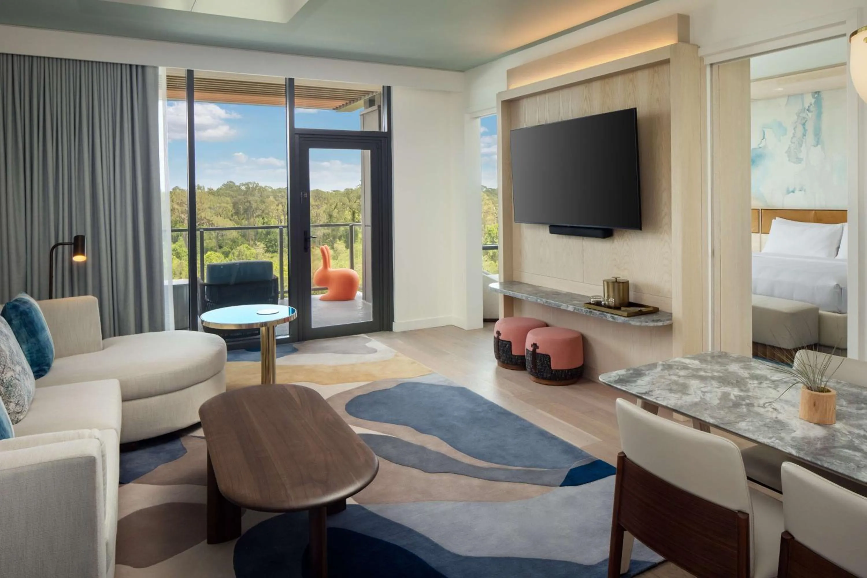 Living room in Conrad Orlando