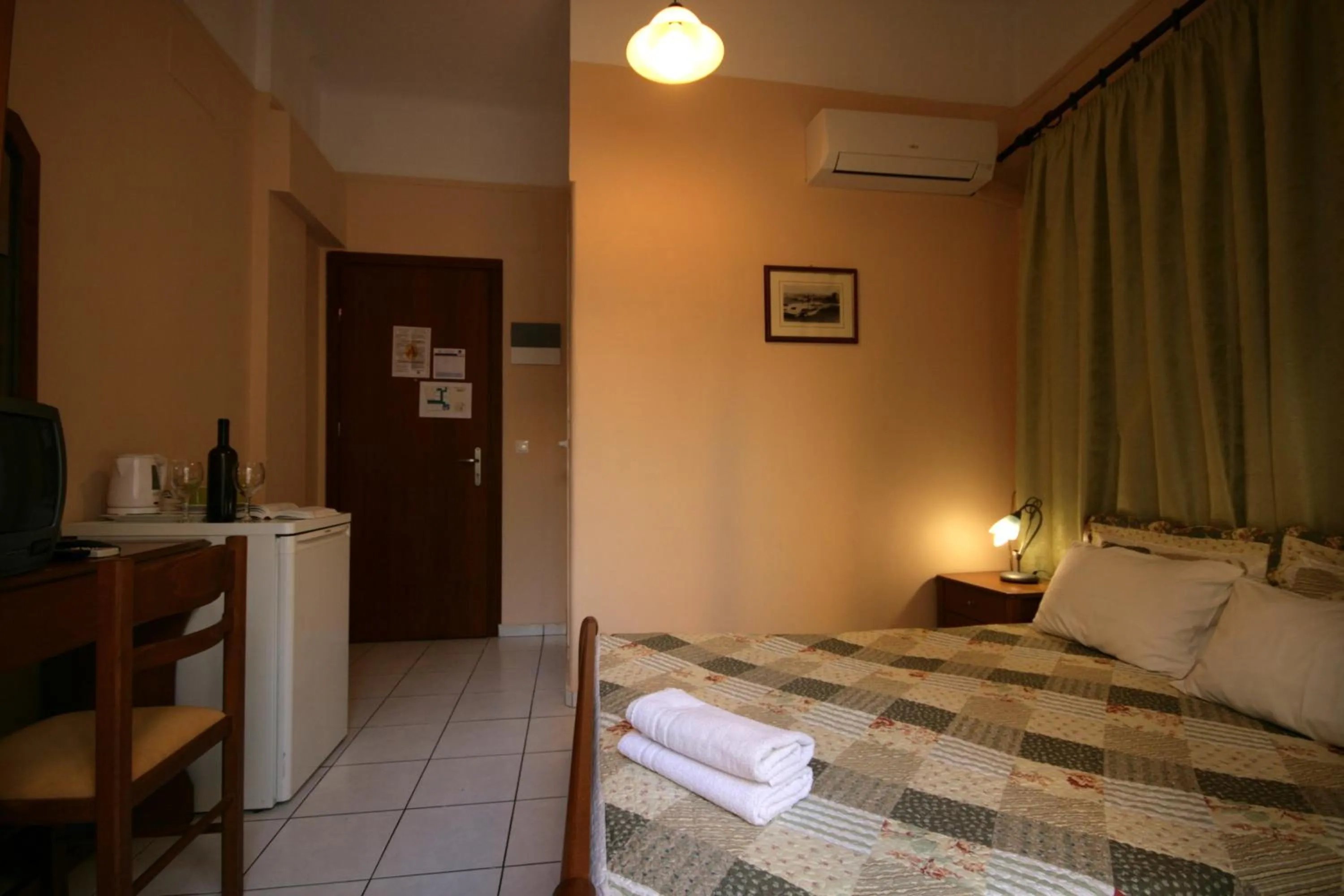 Bed in Mirabello Hotel