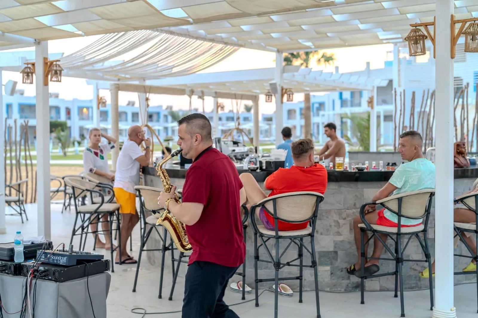 Lounge or bar in Casa Blue Resort