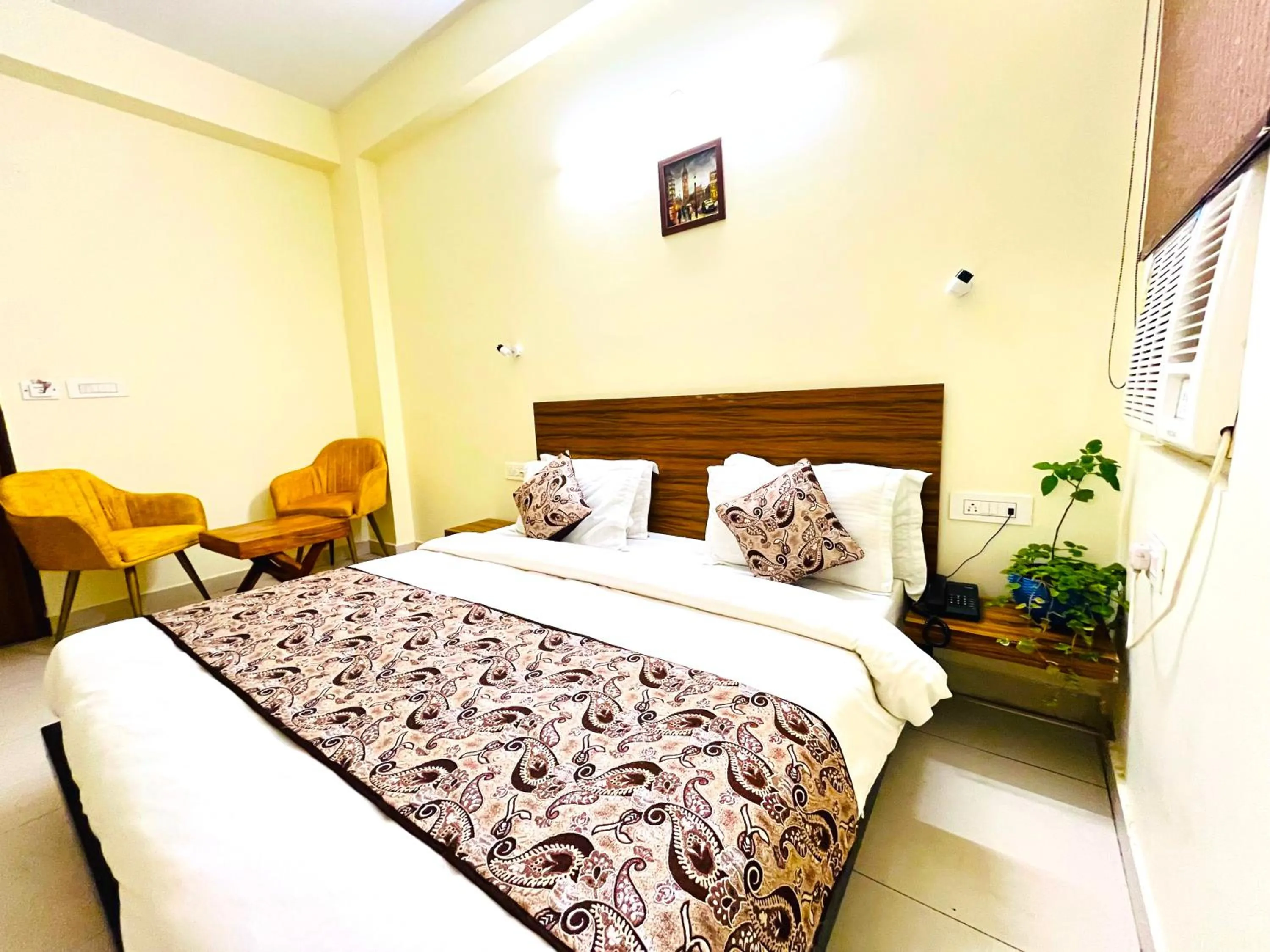 Bed in Ganga Ashoka Hotel Rishikesh