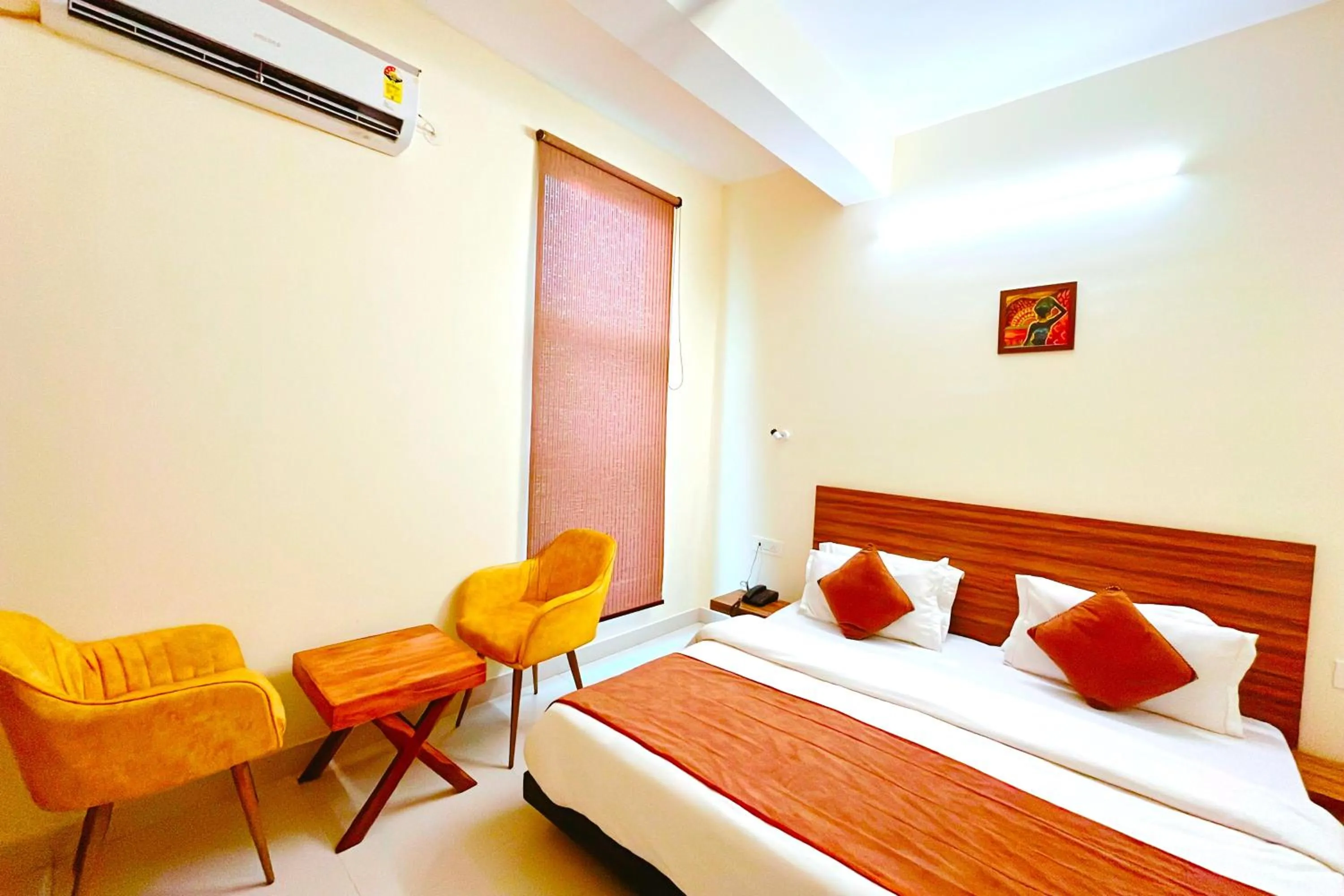 Bed in Ganga Ashoka Hotel Rishikesh