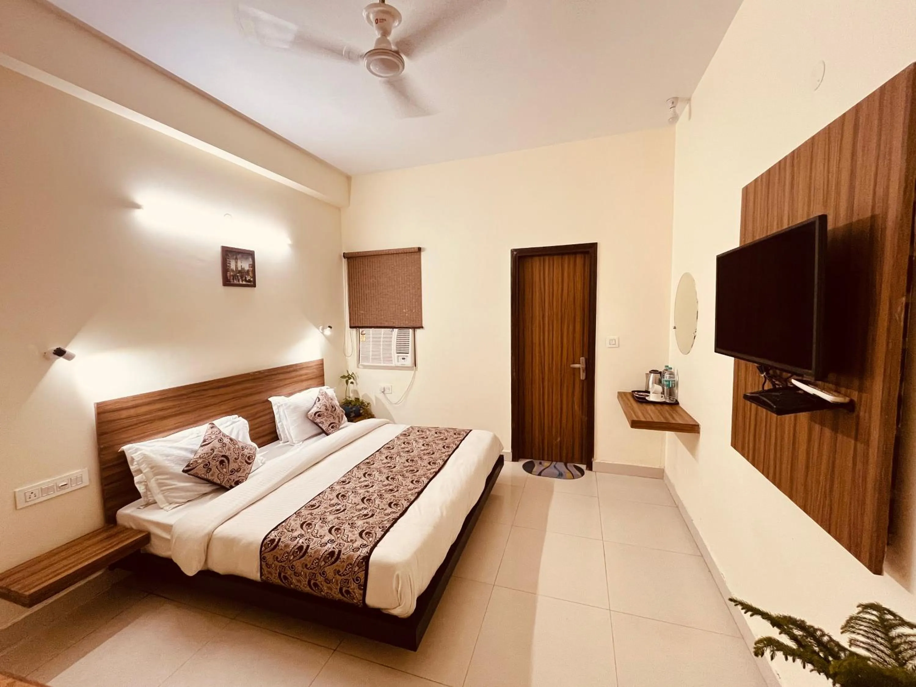 Bed in Ganga Ashoka Hotel Rishikesh