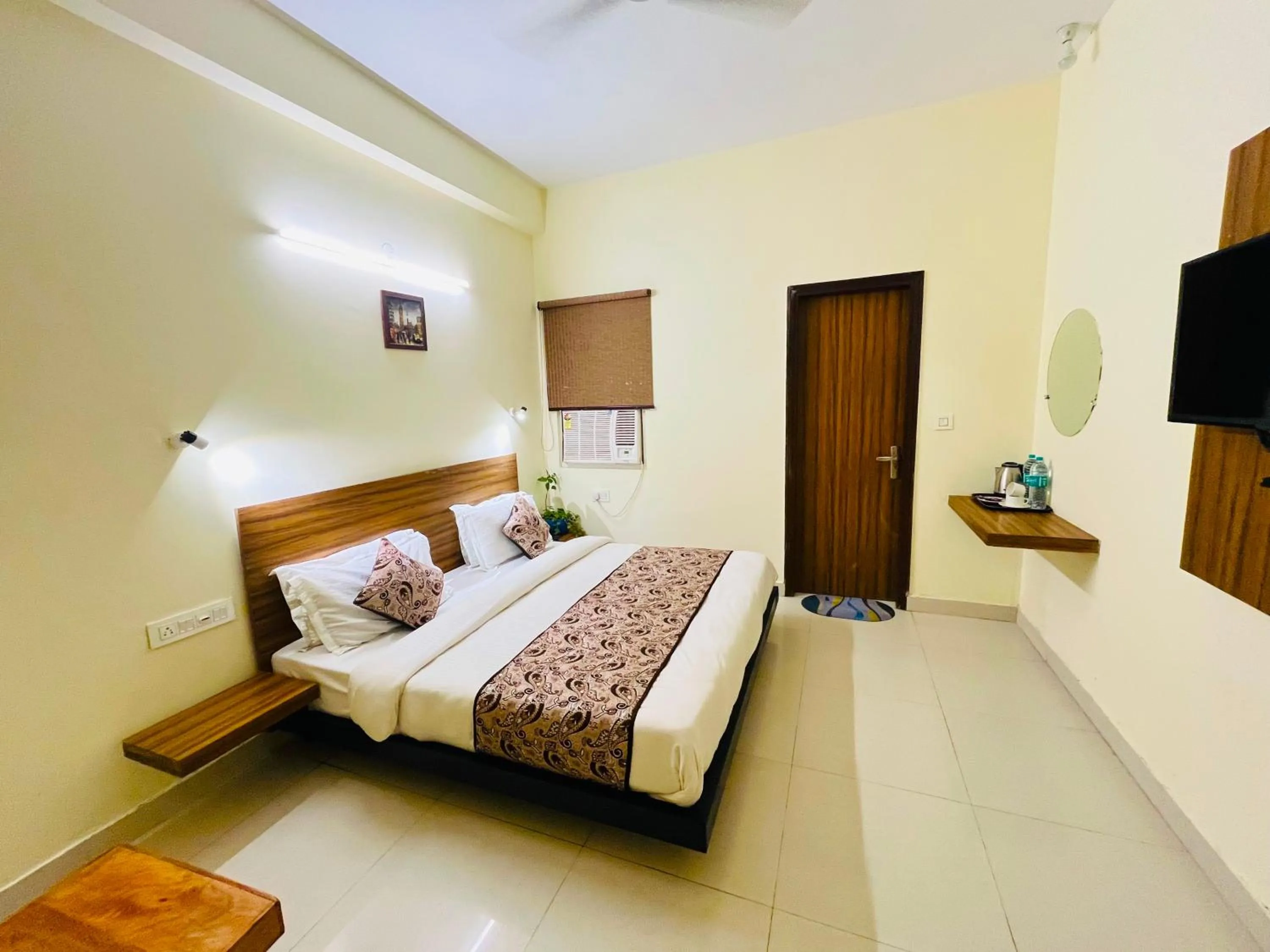 Bed in Ganga Ashoka Hotel Rishikesh