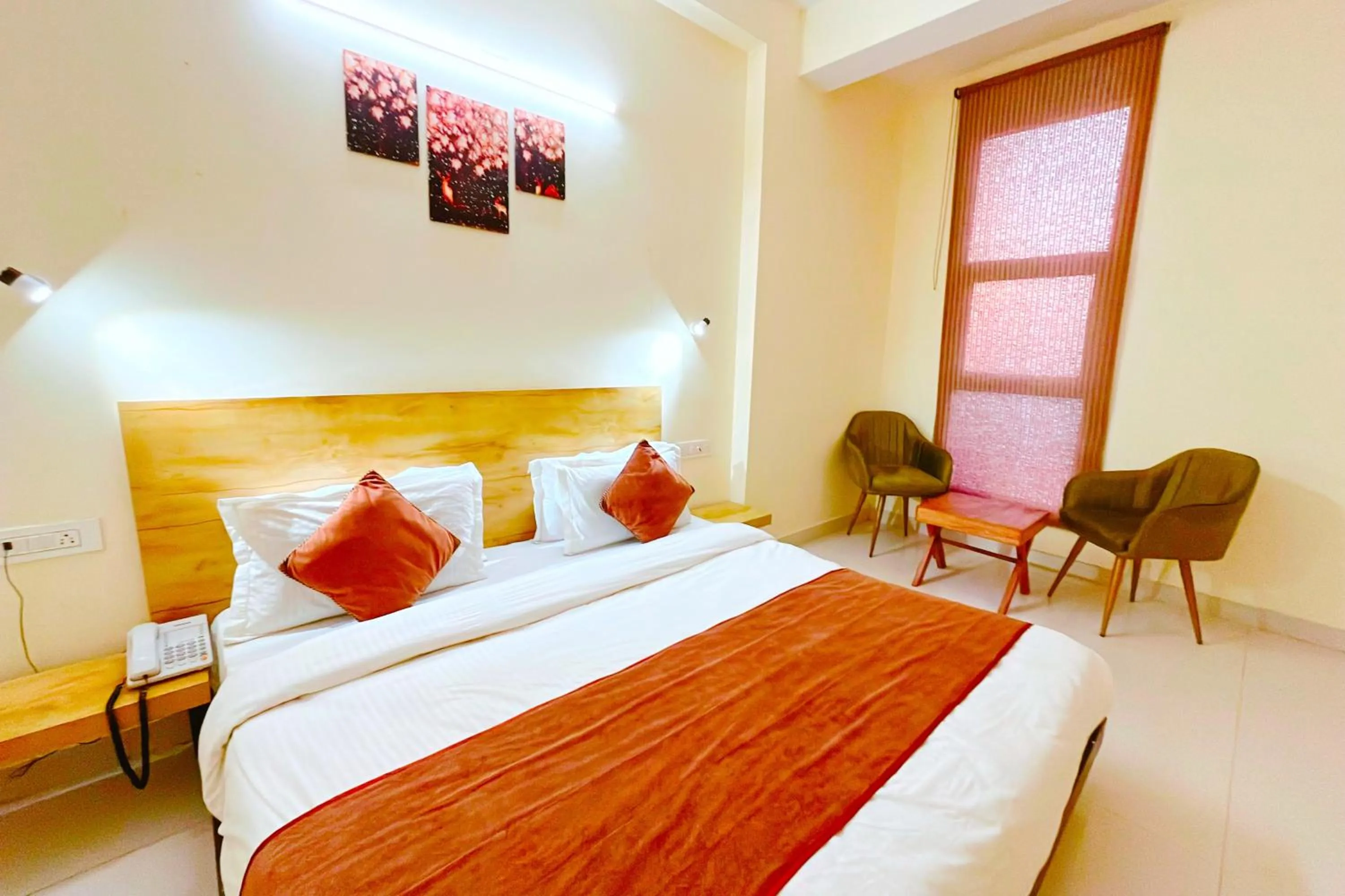 Bed in Ganga Ashoka Hotel Rishikesh