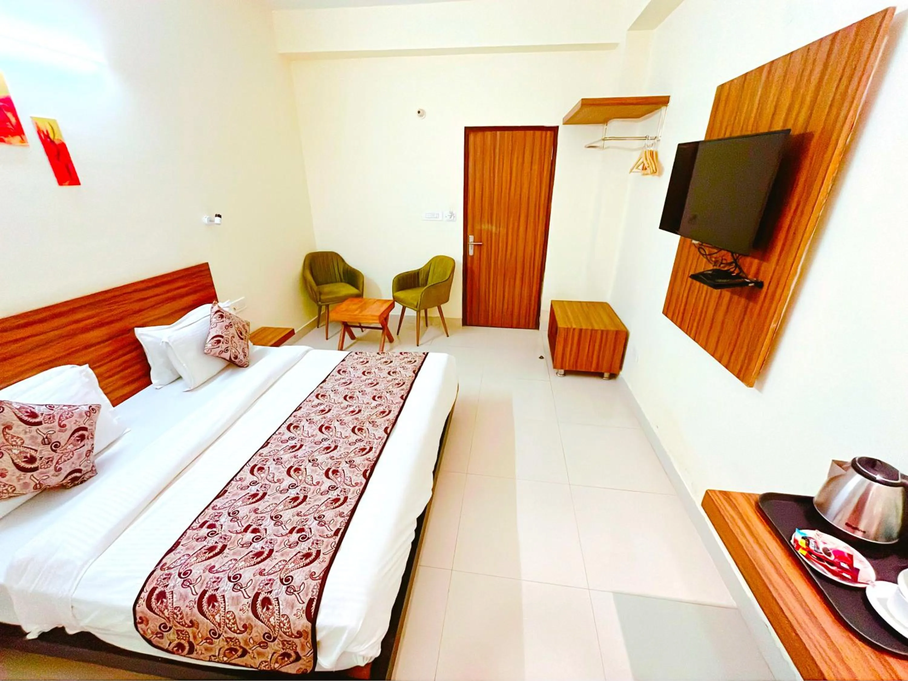 Bed in Ganga Ashoka Hotel Rishikesh