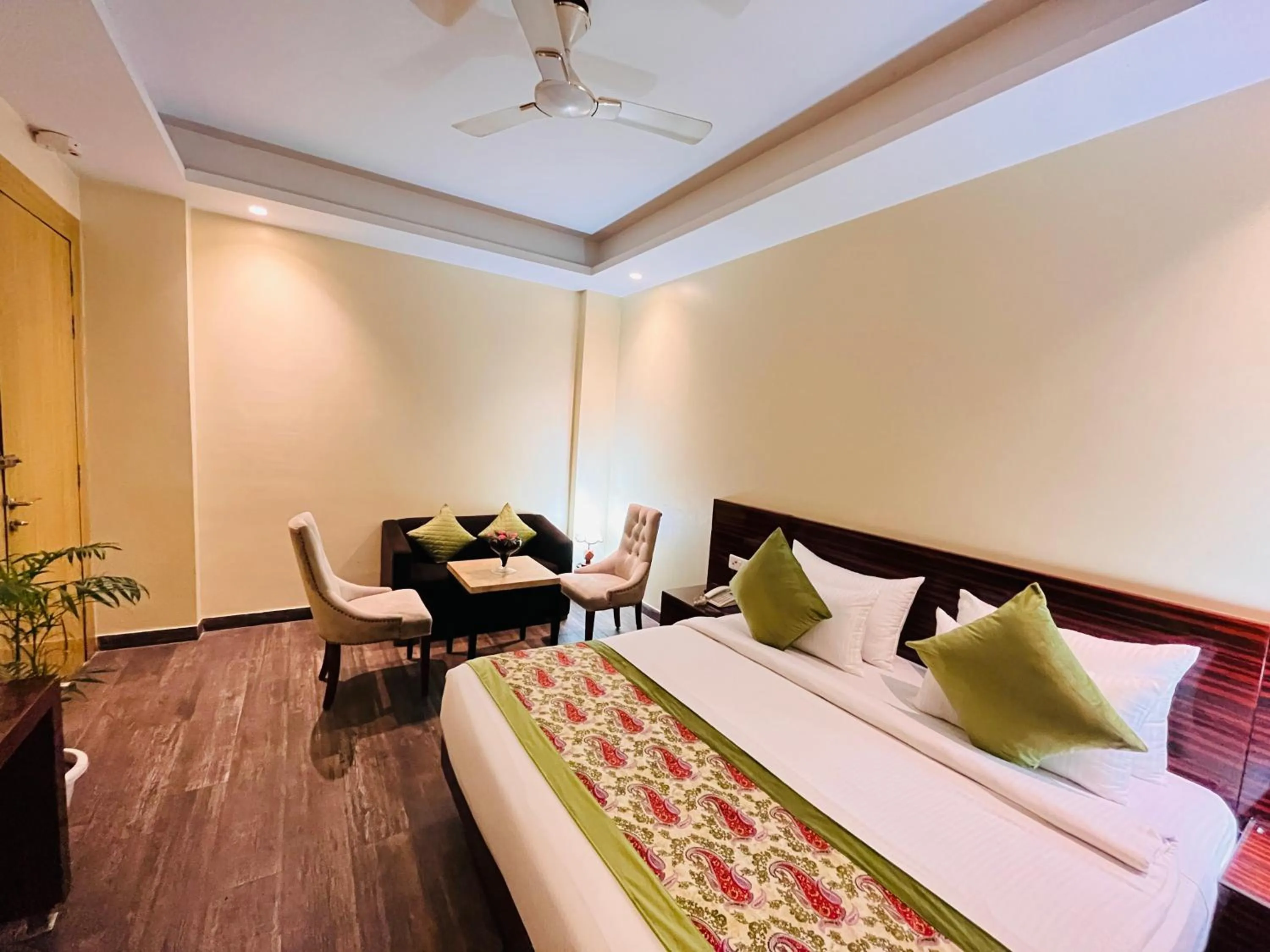 Bed in Ganga Ashoka Hotel Rishikesh