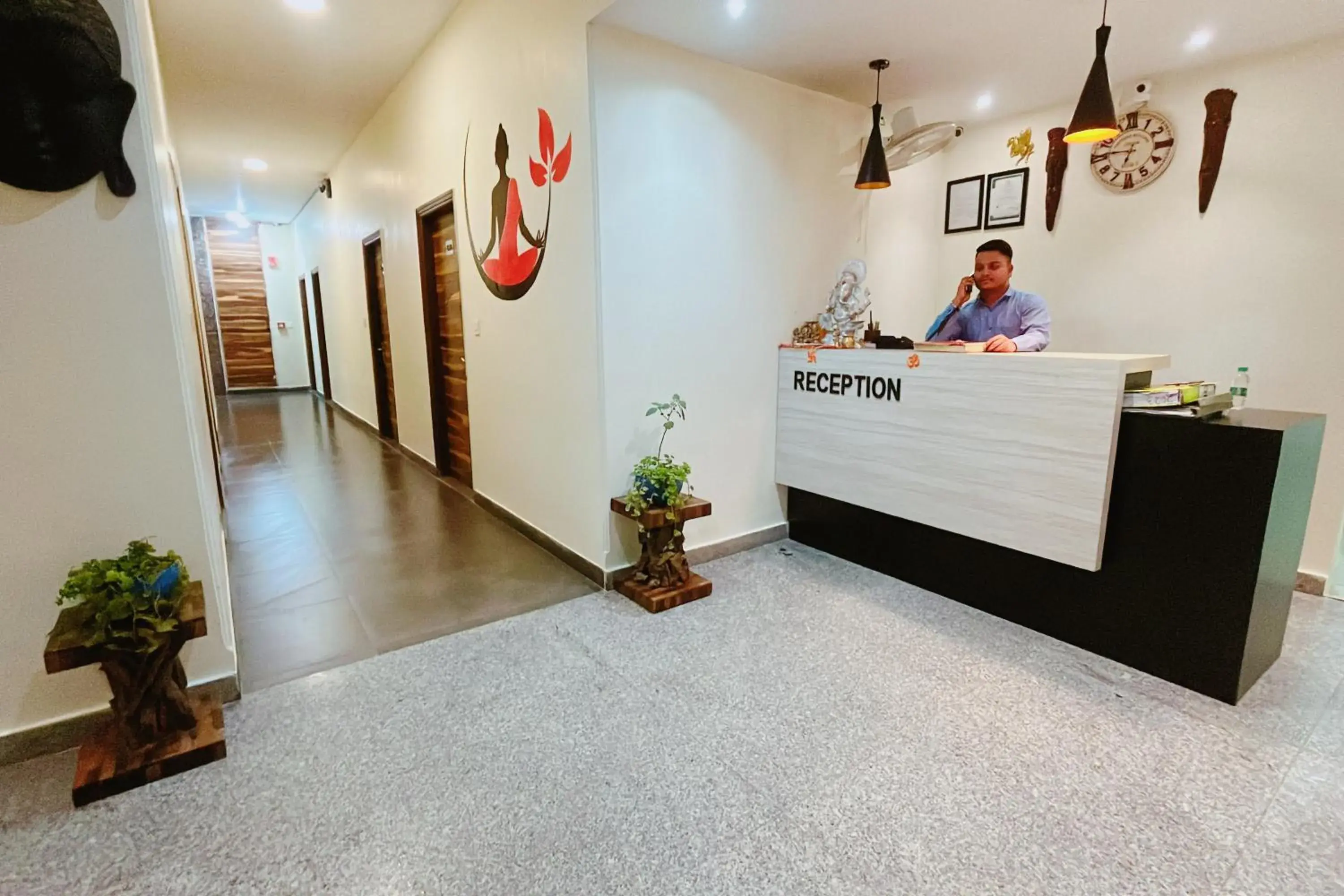 Lobby or reception in Ganga Ashoka Hotel Rishikesh Lobby or reception in Ganga Ashoka Hotel Rishikesh