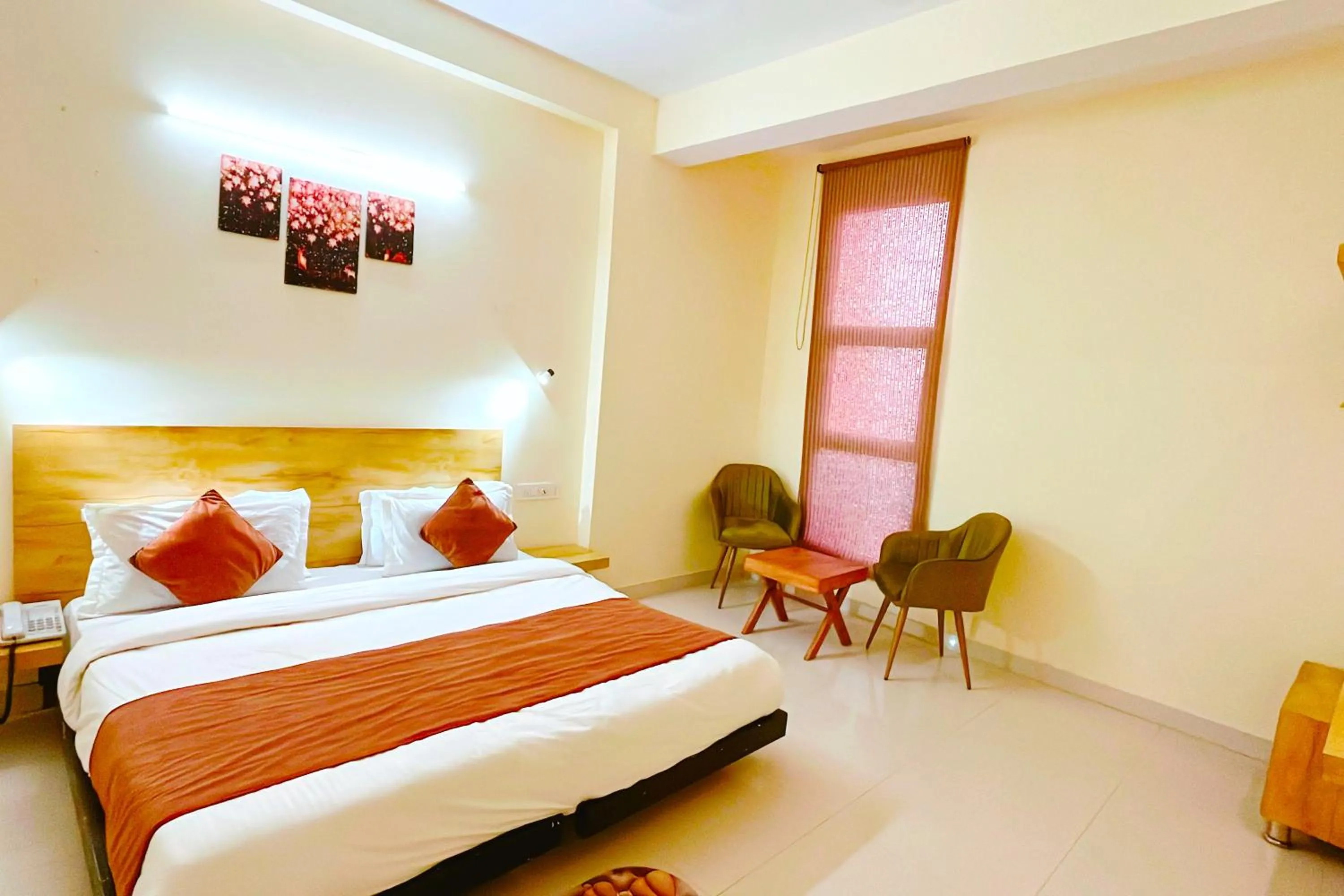 Bed in Ganga Ashoka Hotel Rishikesh