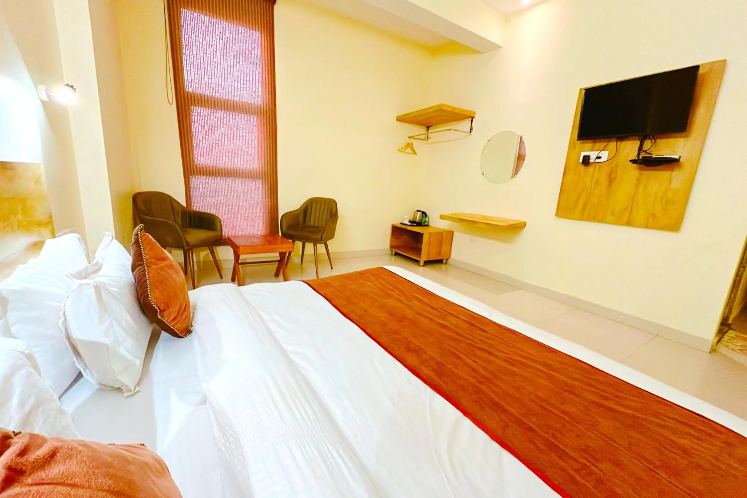 Bed in Ganga Ashoka Hotel Rishikesh