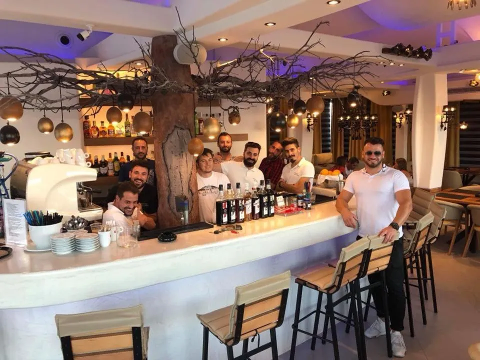 Lounge or bar in Villa Manos Hotel