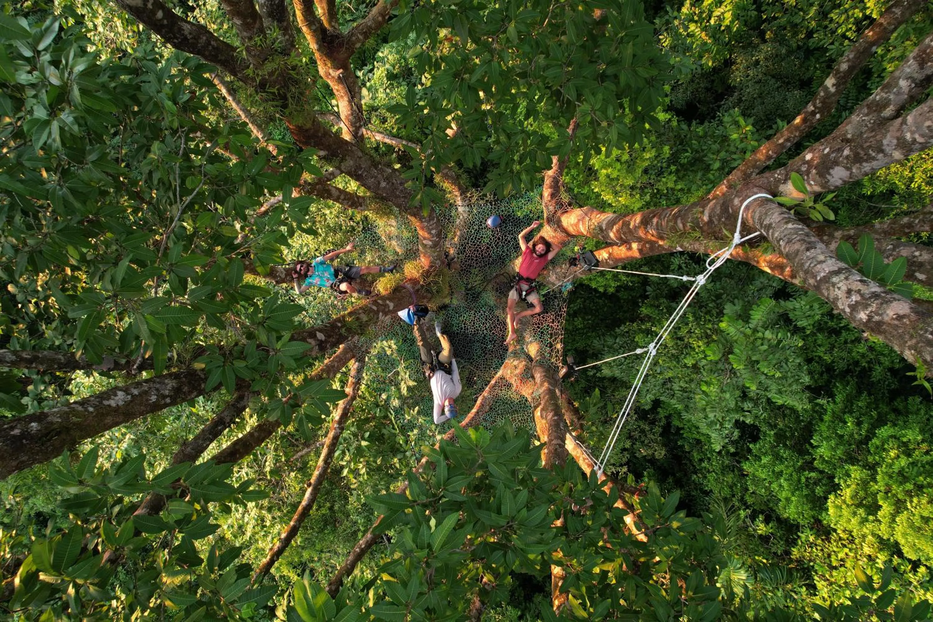 People in Corcovado Wilderness Lodge by SCP
