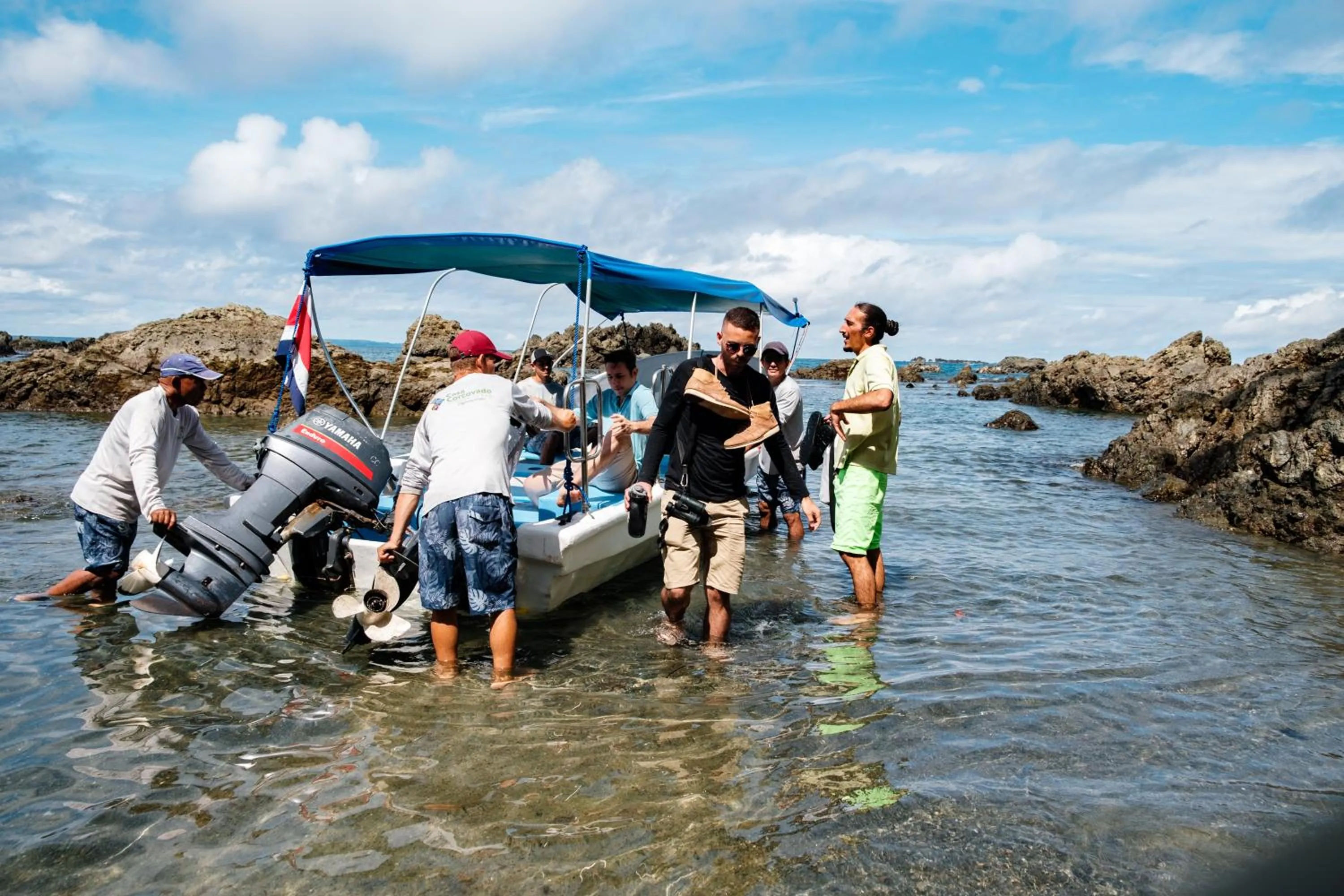 People in Corcovado Wilderness Lodge by SCP