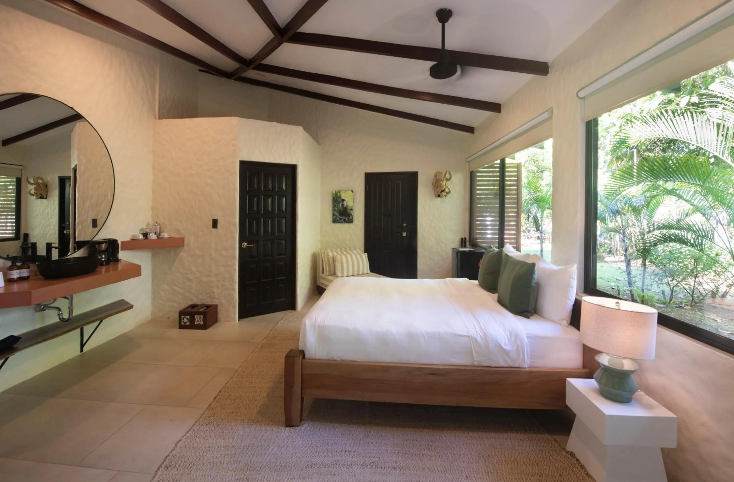 View (from property/room), Bed in Corcovado Wilderness Lodge by SCP