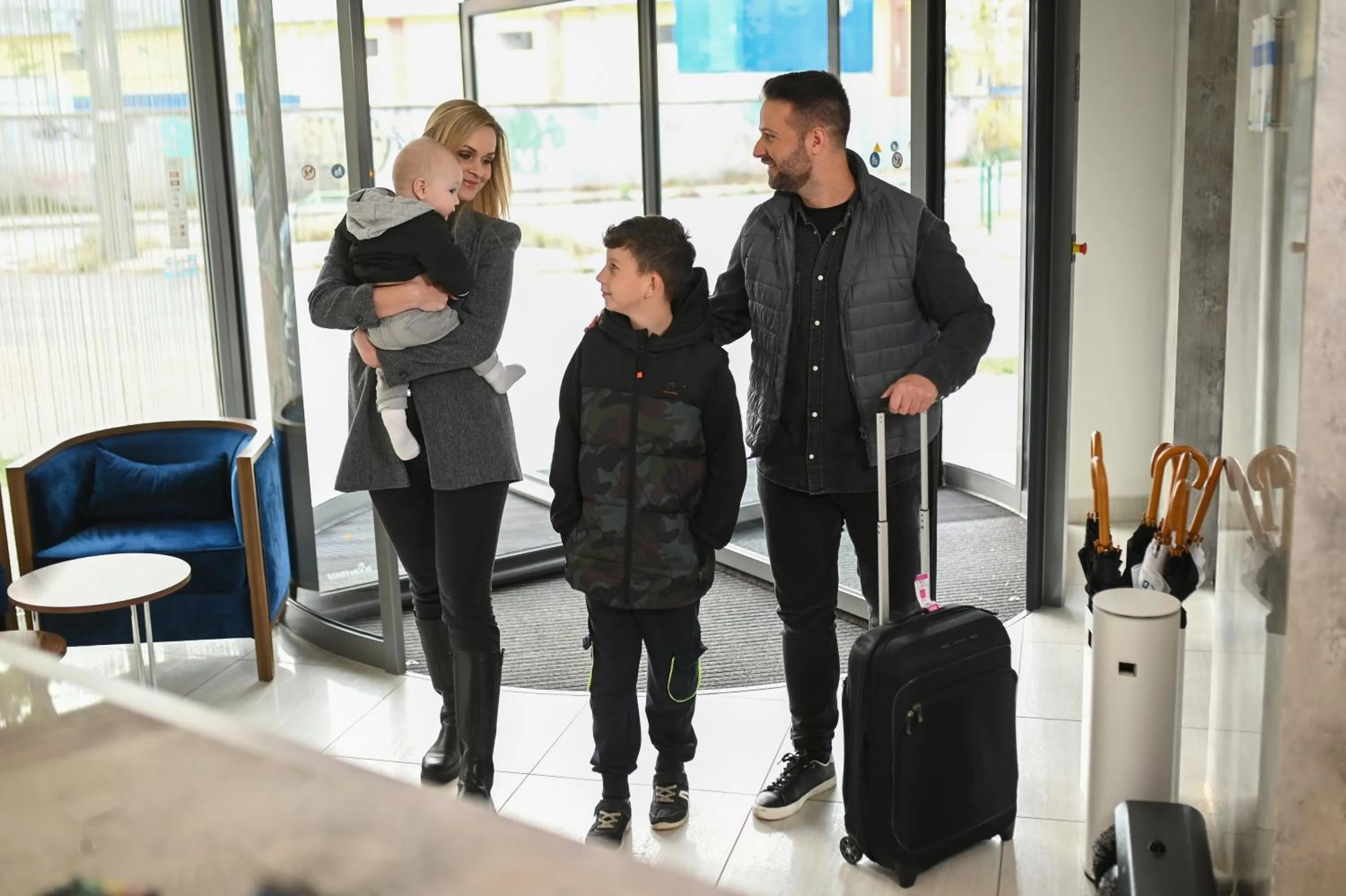 Lobby or reception in Hotel Foldana