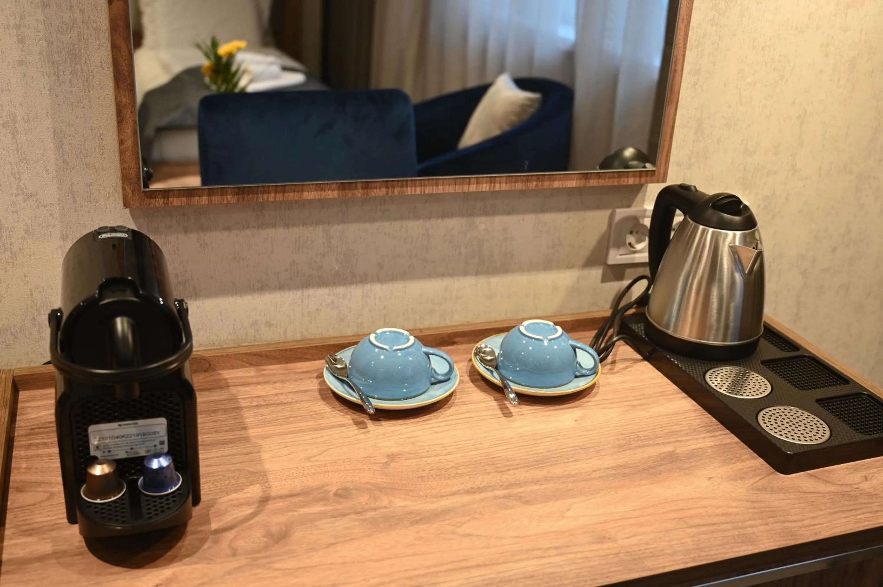Coffee/tea facilities in Hotel Foldana