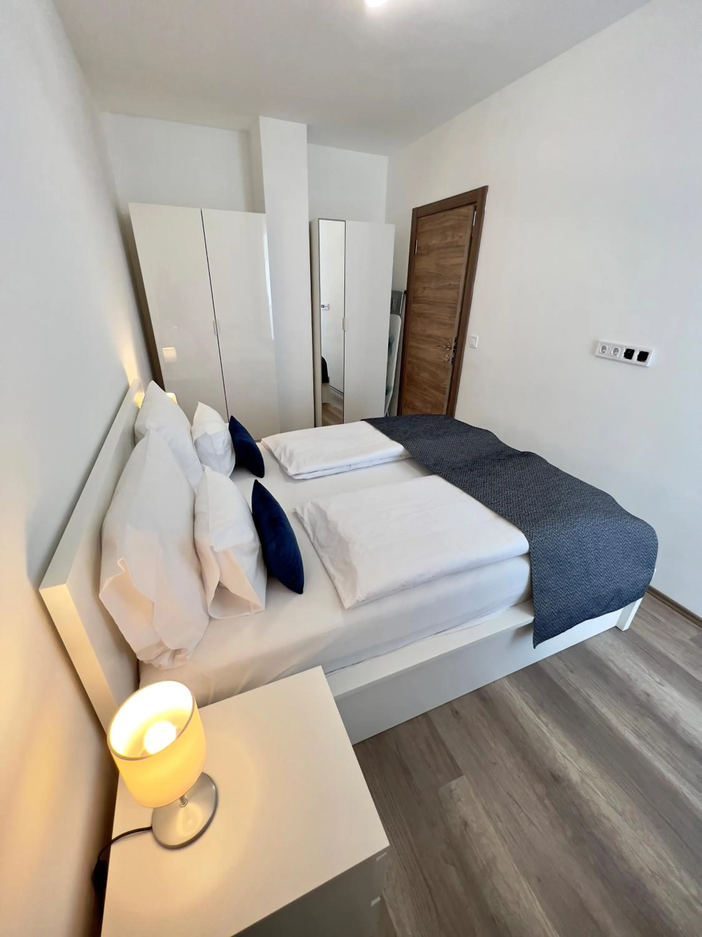 Bed in Hotel Foldana