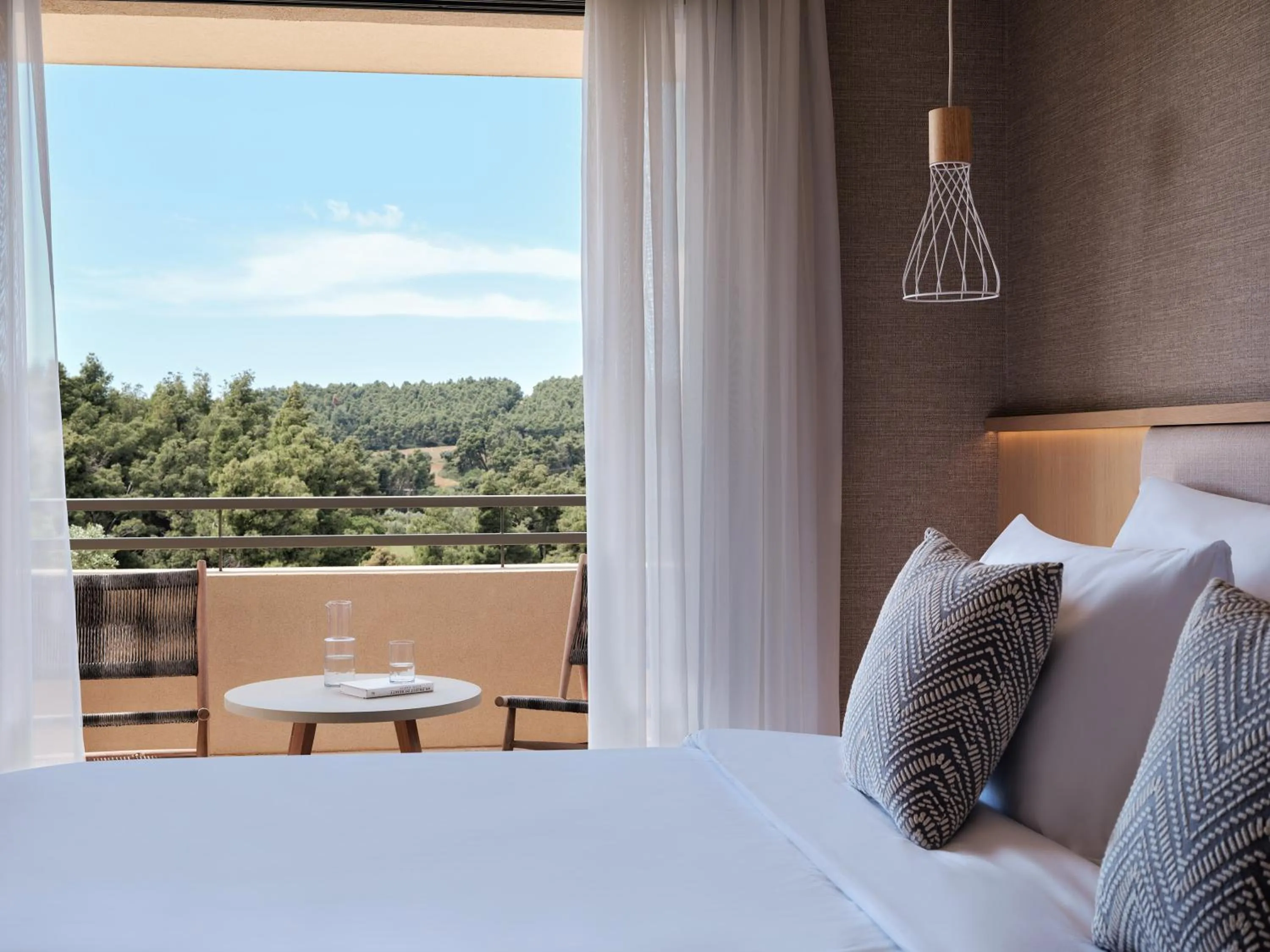 View (from property/room), Bed in Cora Hotel & Spa