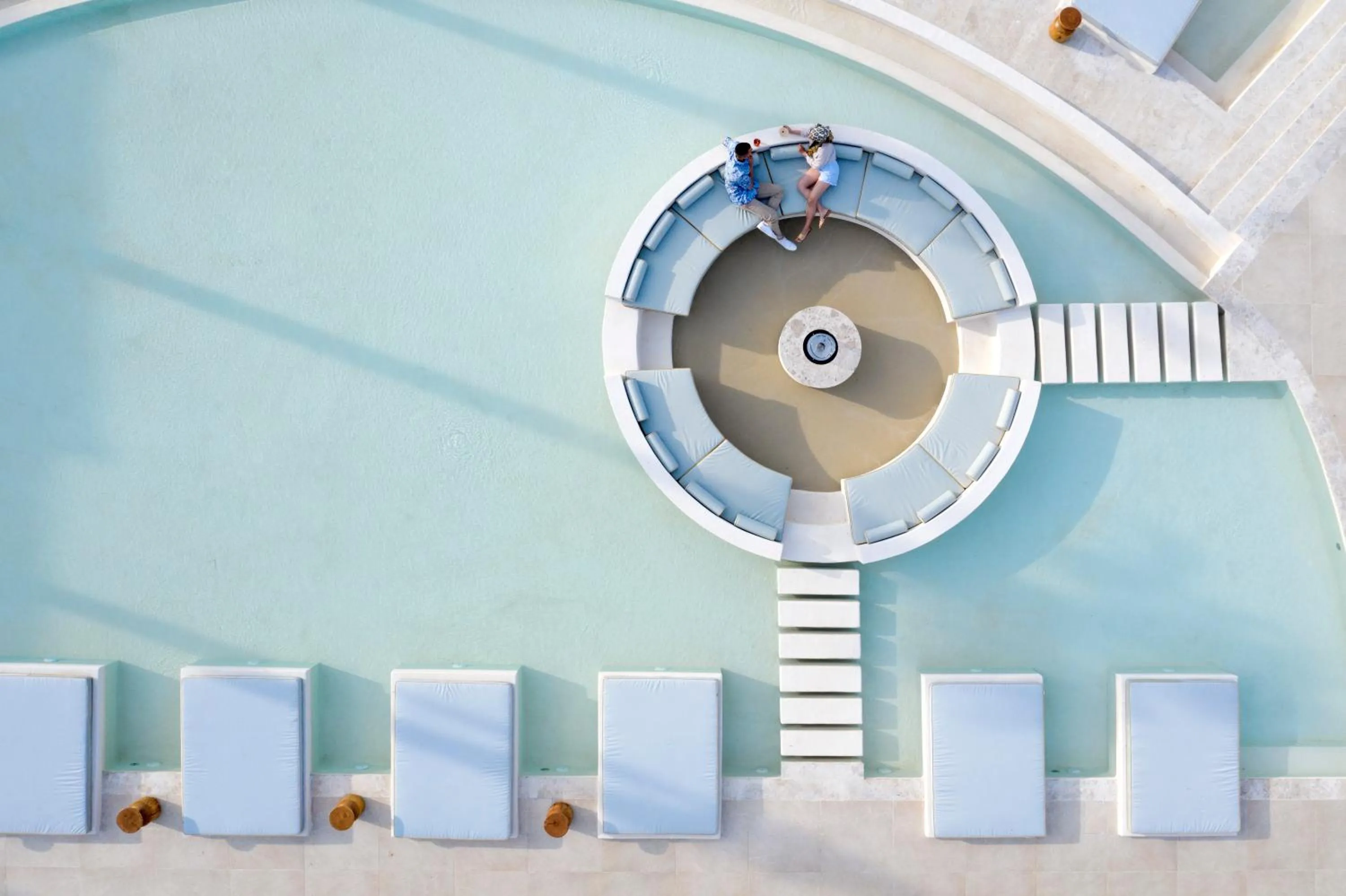 Pool view in Cora Hotel & Spa