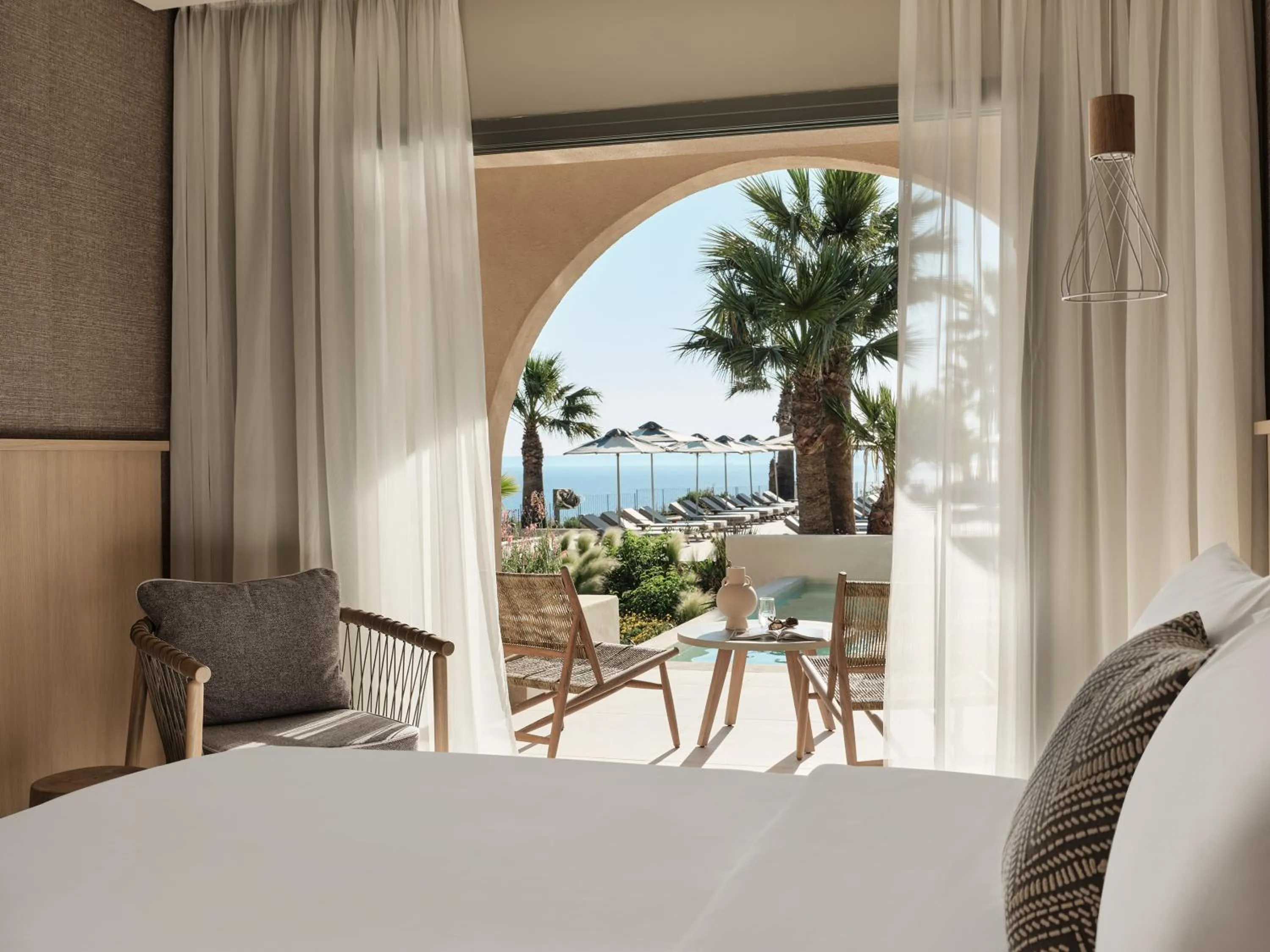 View (from property/room), Bed in Cora Hotel & Spa