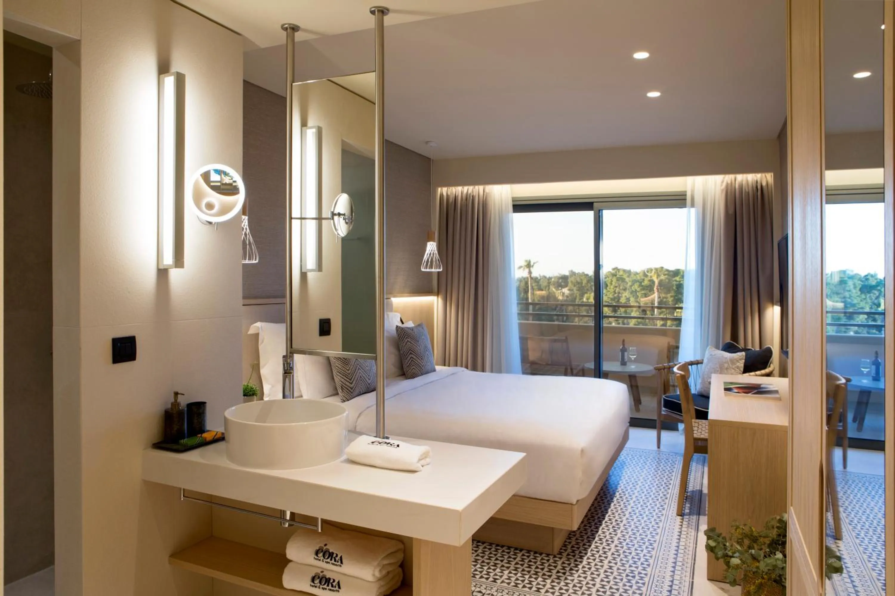 Bed in Cora Hotel & Spa