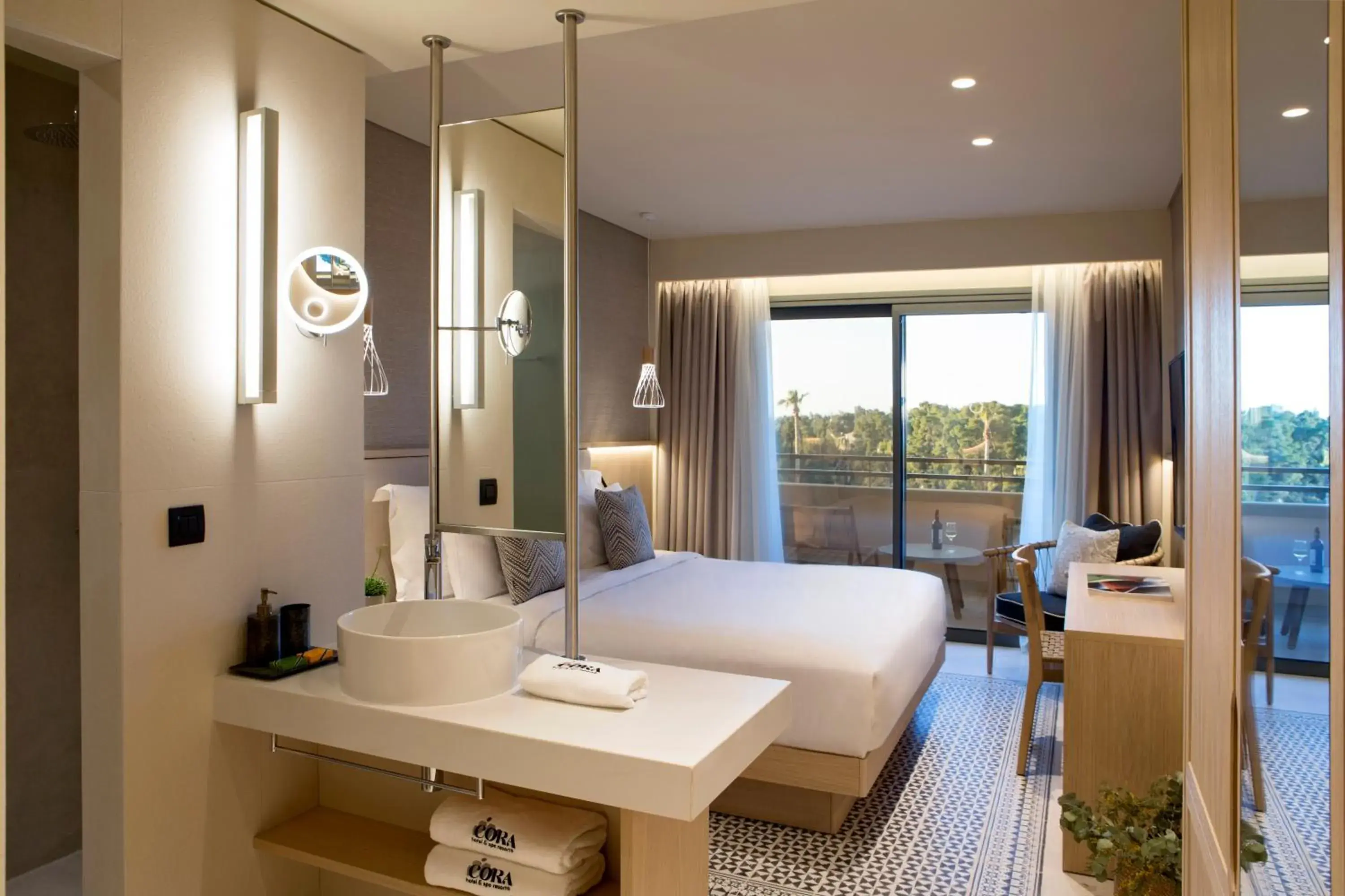 Bed in Cora Hotel & Spa Bed in Cora Hotel & Spa