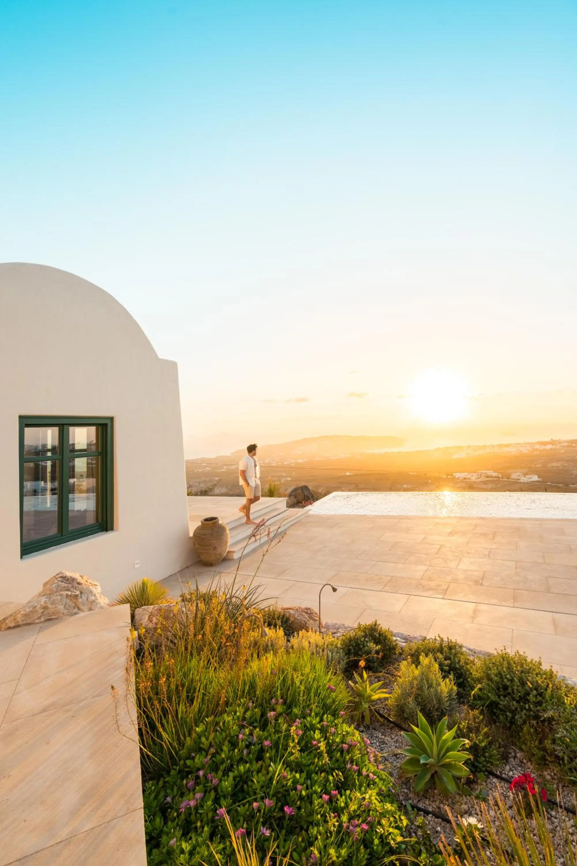 Sea view in Patina Vivera Estate Santorini