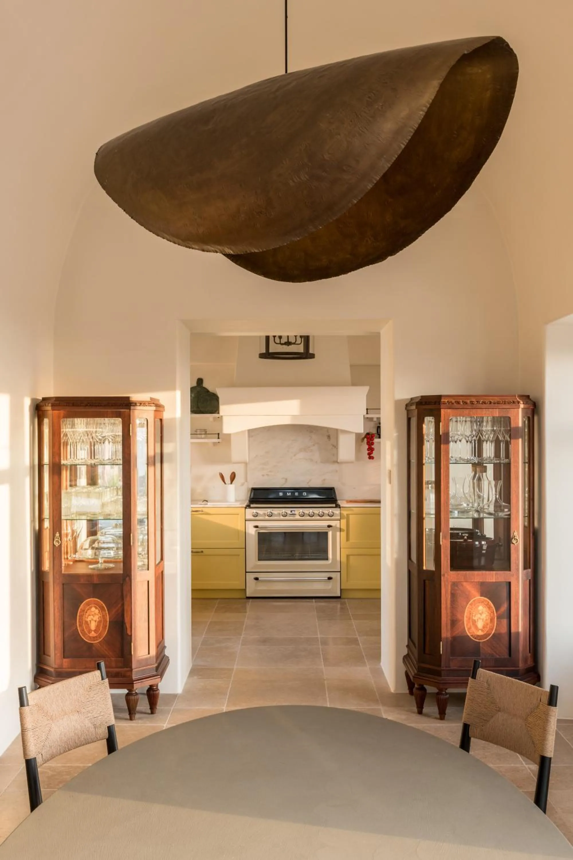 Kitchen or kitchenette in Patina Vivera Estate Santorini