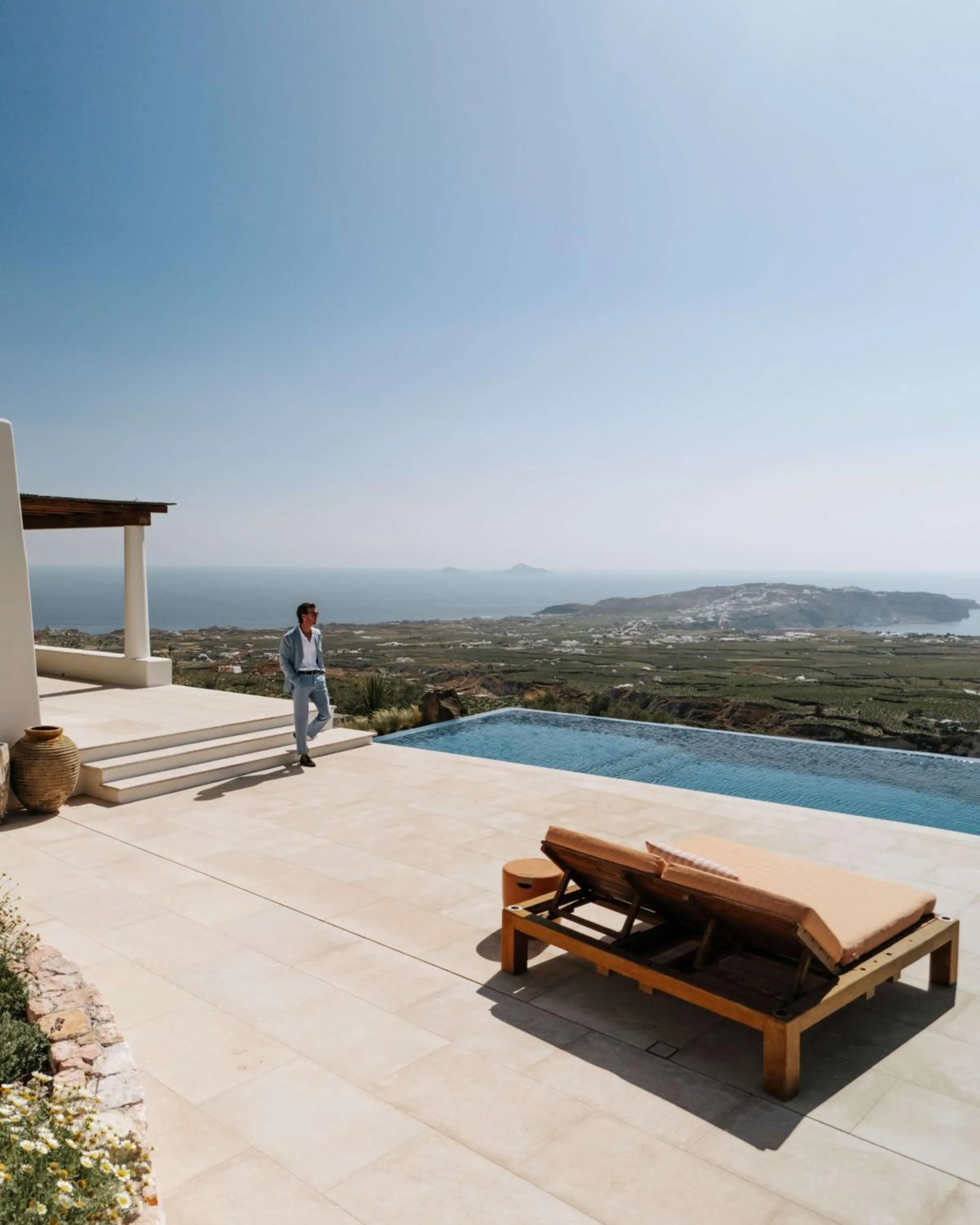Sea view in Patina Vivera Estate Santorini